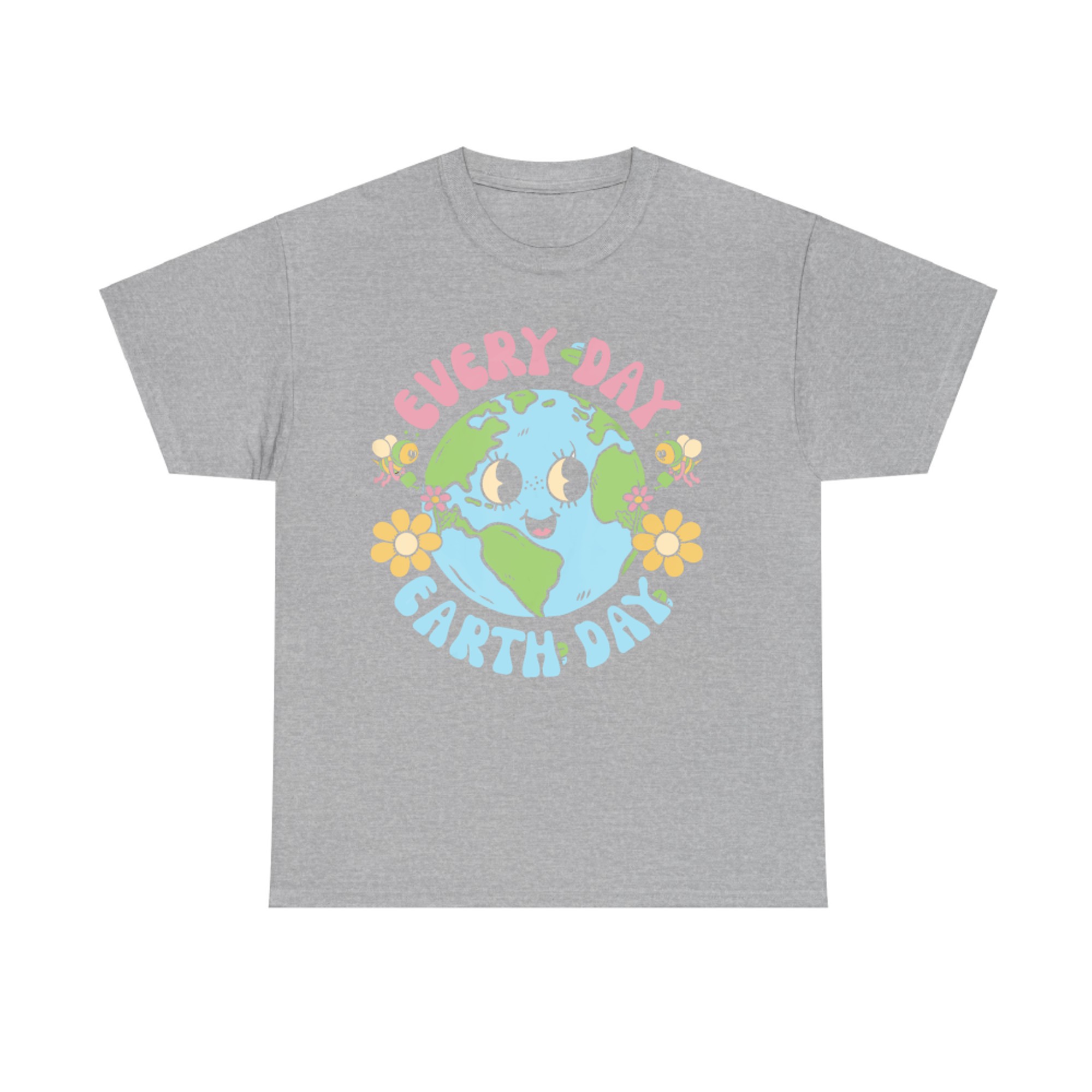 Groovy Earth Day Everyday Teacher Kids Happy Earth Day T-Shirt