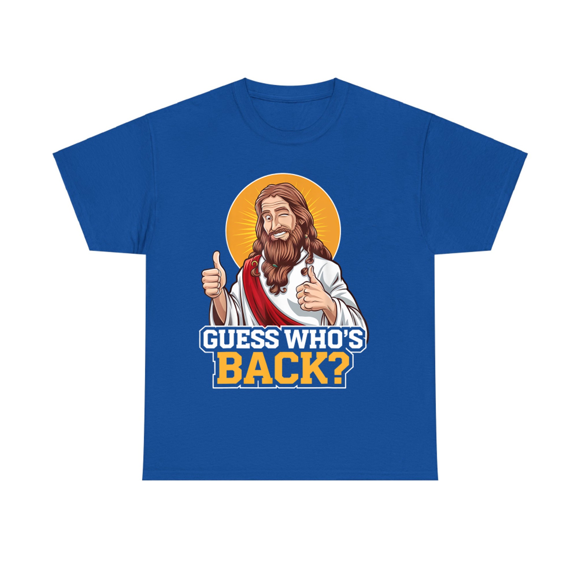 Guess Who's Back Jesus Good Friday Easter Funny Christian T-Shirt