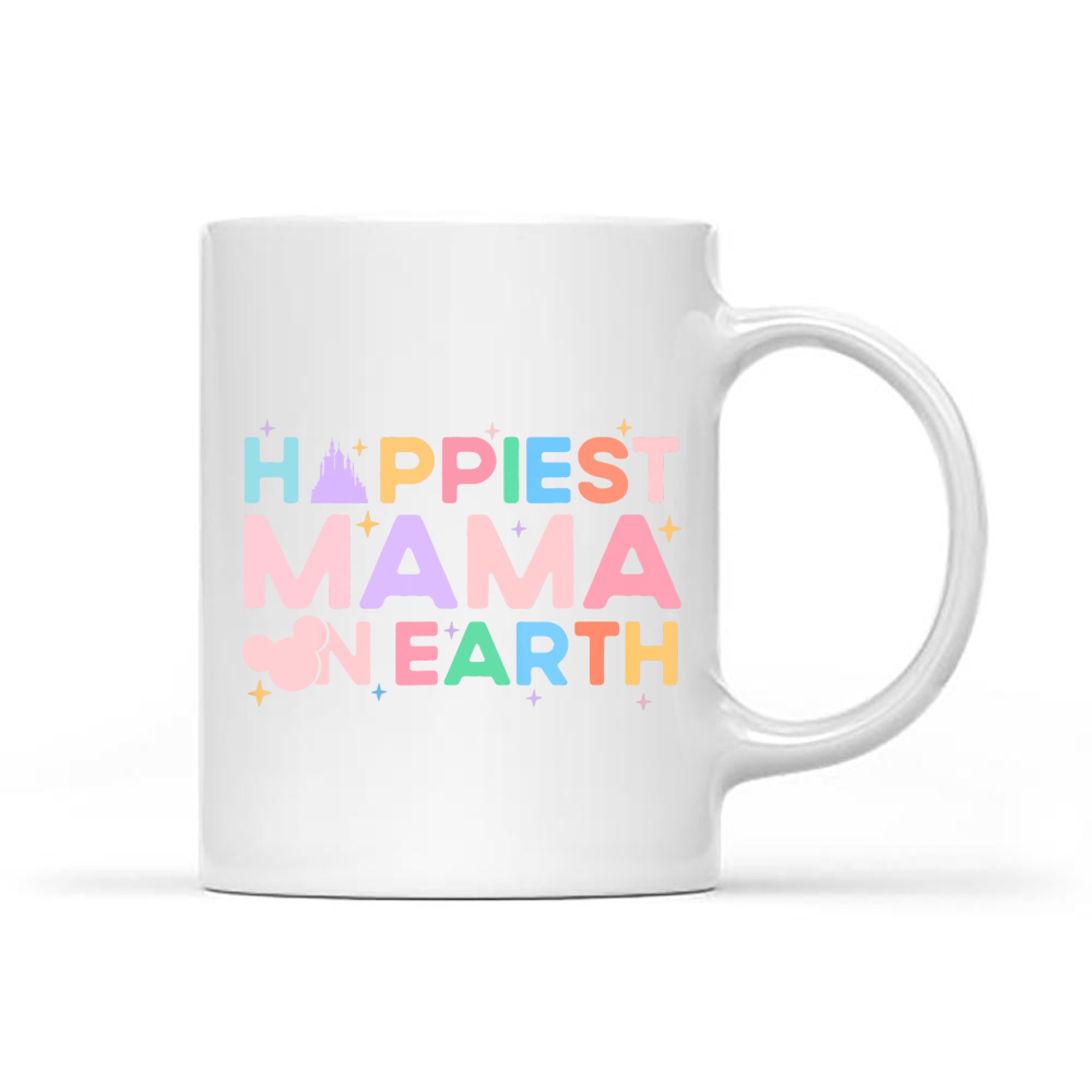 Happiest Mama On Earth Retro Vintage Happy Mother's Day Mom Mug