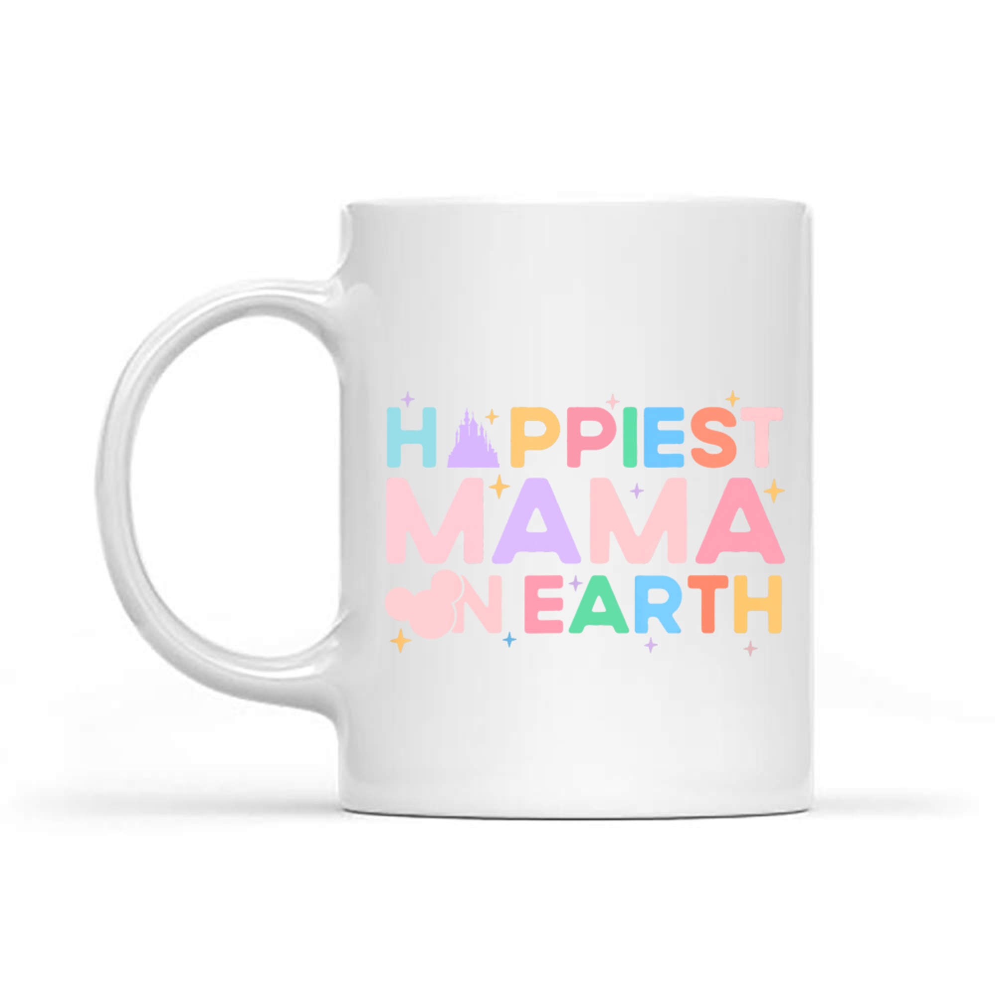 Happiest Mama On Earth Retro Vintage Happy Mother's Day Mom Mug