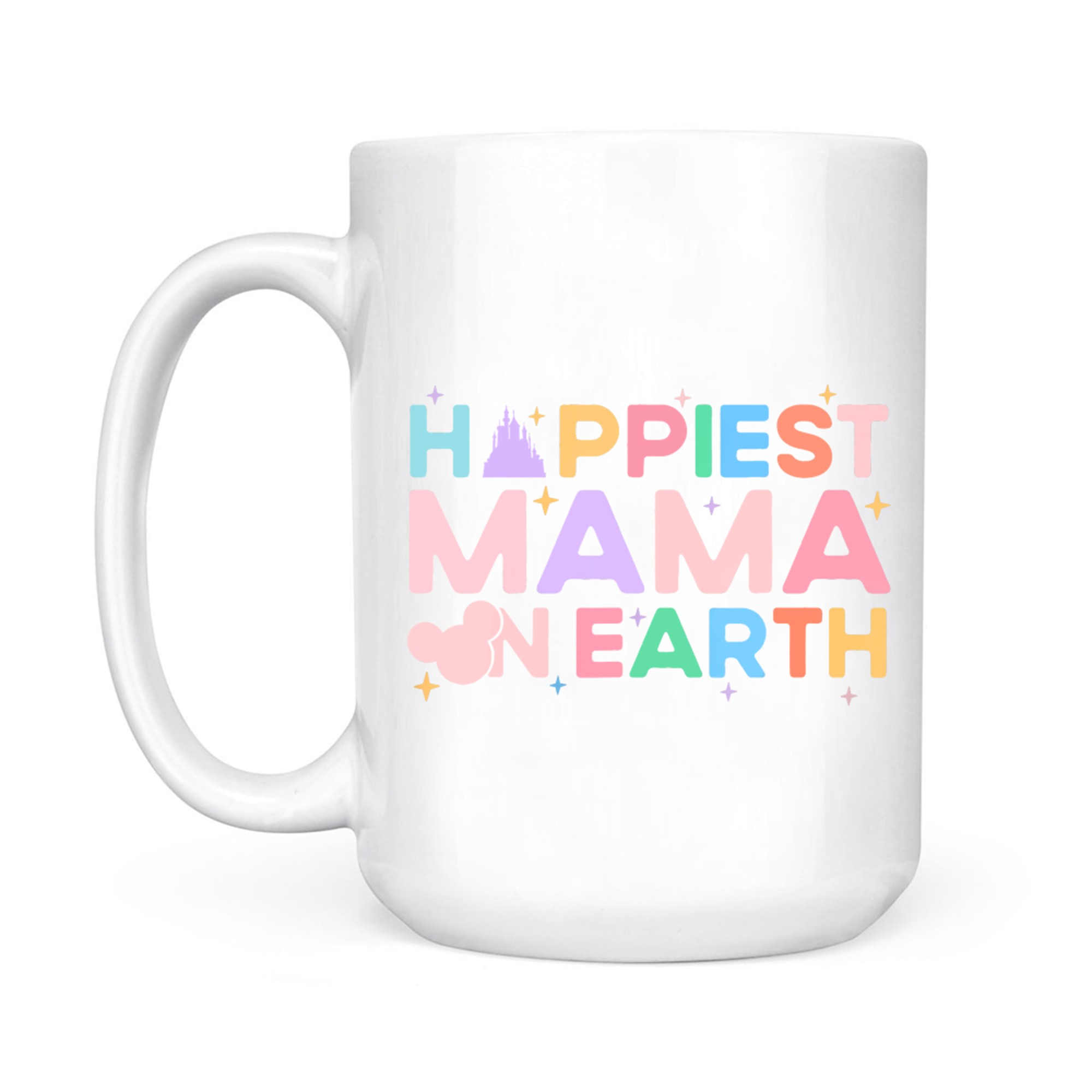Happiest Mama On Earth Retro Vintage Happy Mother's Day Mom Mug