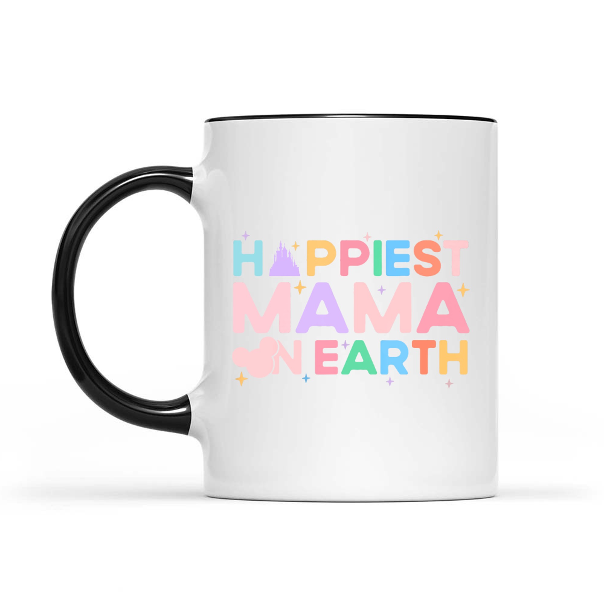 Happiest Mama On Earth Retro Vintage Happy Mother's Day Mom Mug