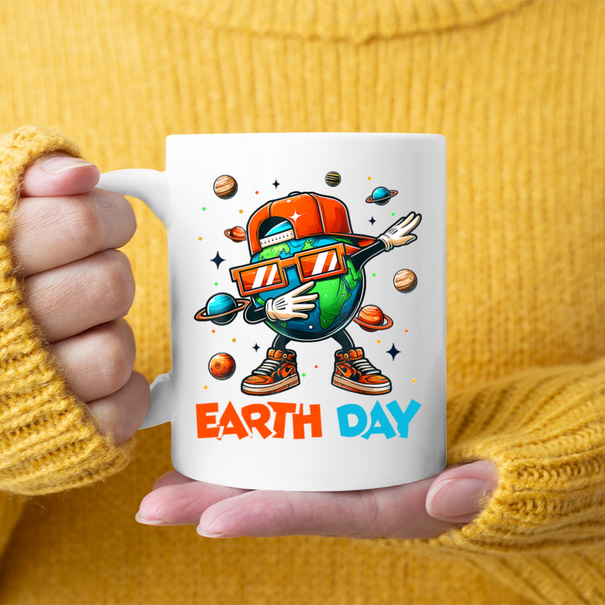 Happy Earth Day Funny Earth Day Dab Mug