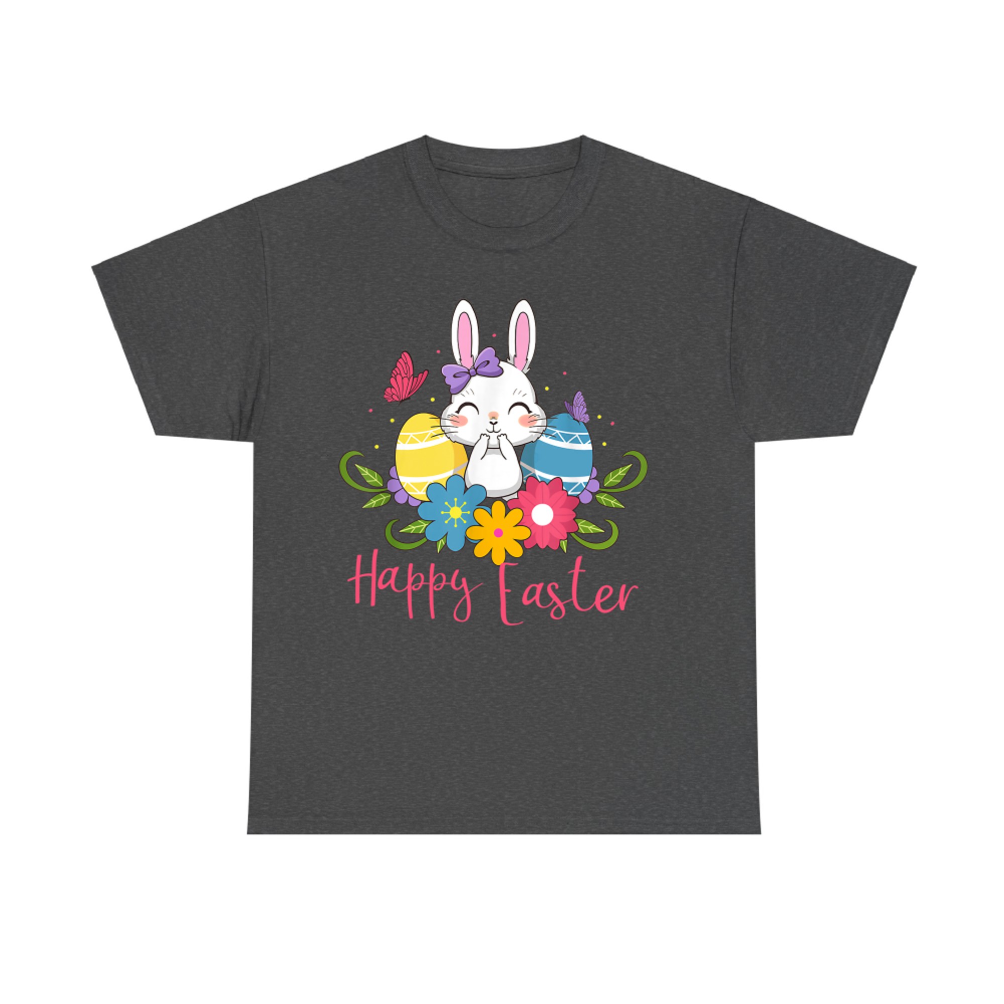 Happy Easter Cute Rabbit Bunny Spring Easter Egg Hunt Sunday T-Shirt