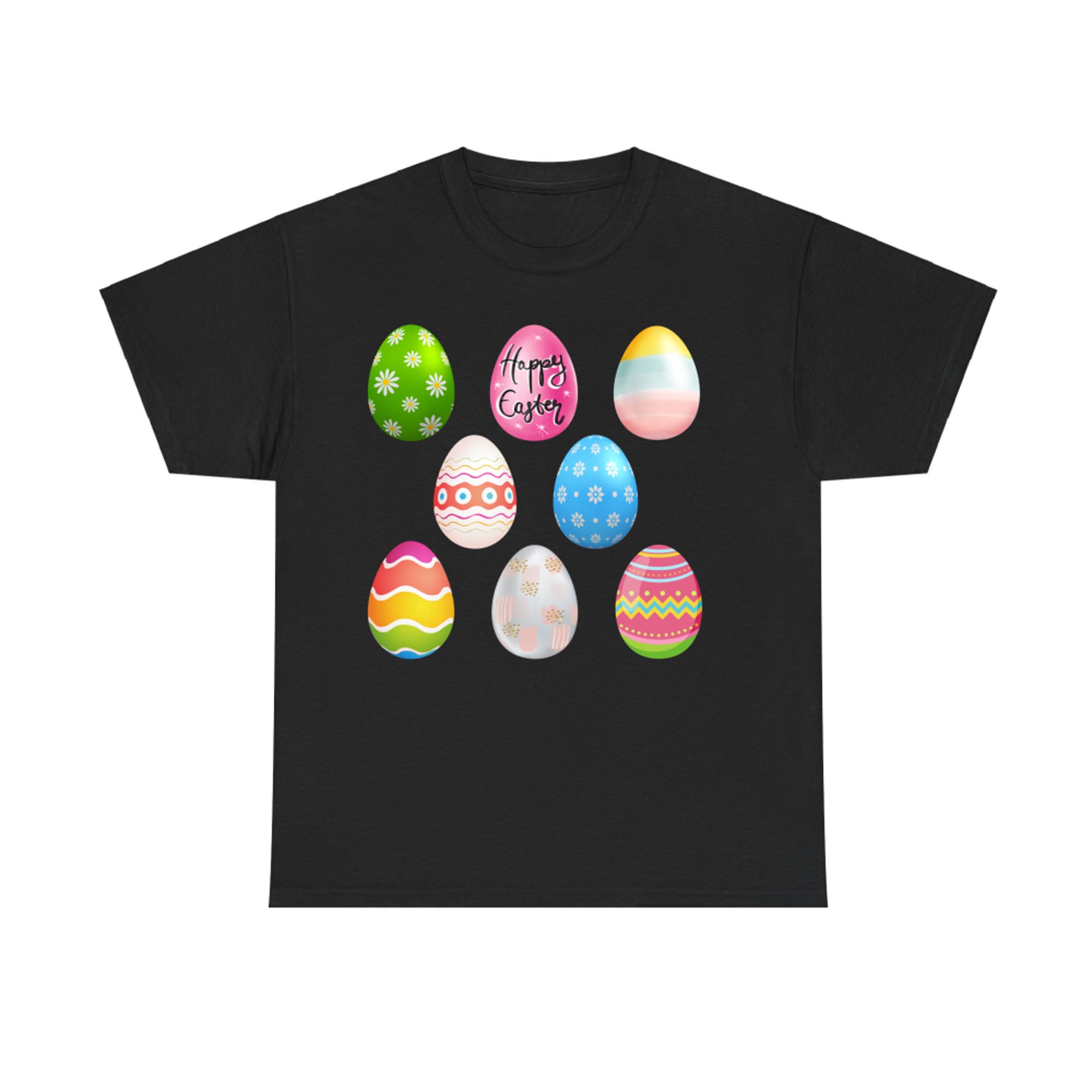 Happy Easter Sunday Fun Decorated Bunny Egg T-Shirt