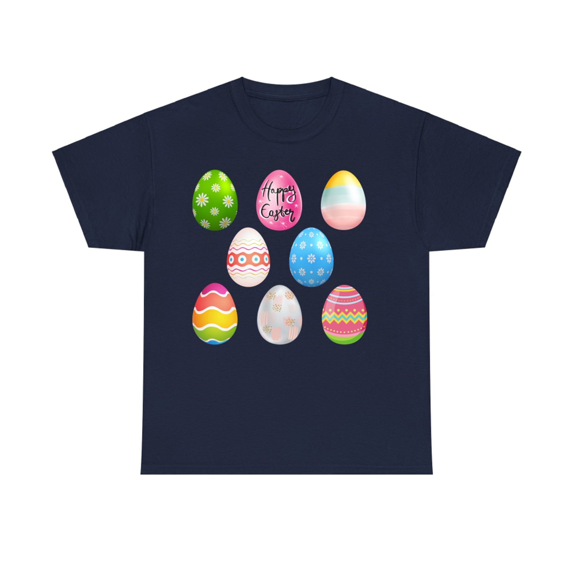 Happy Easter Sunday Fun Decorated Bunny Egg T-Shirt