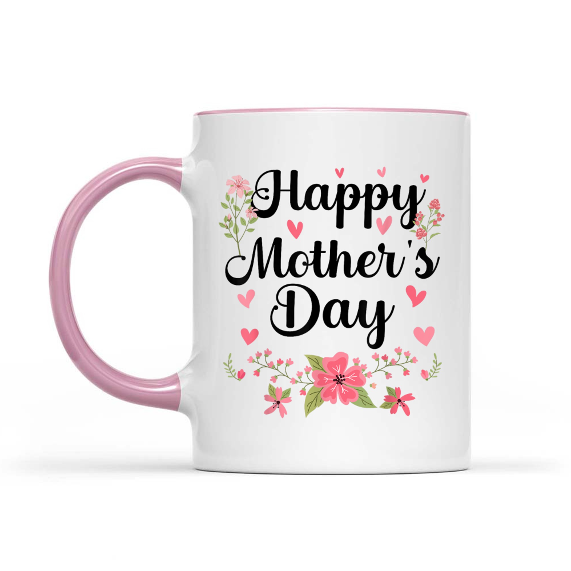 Happy Mother's Day Mommy Cute Floral Women Mom Grandma Mug