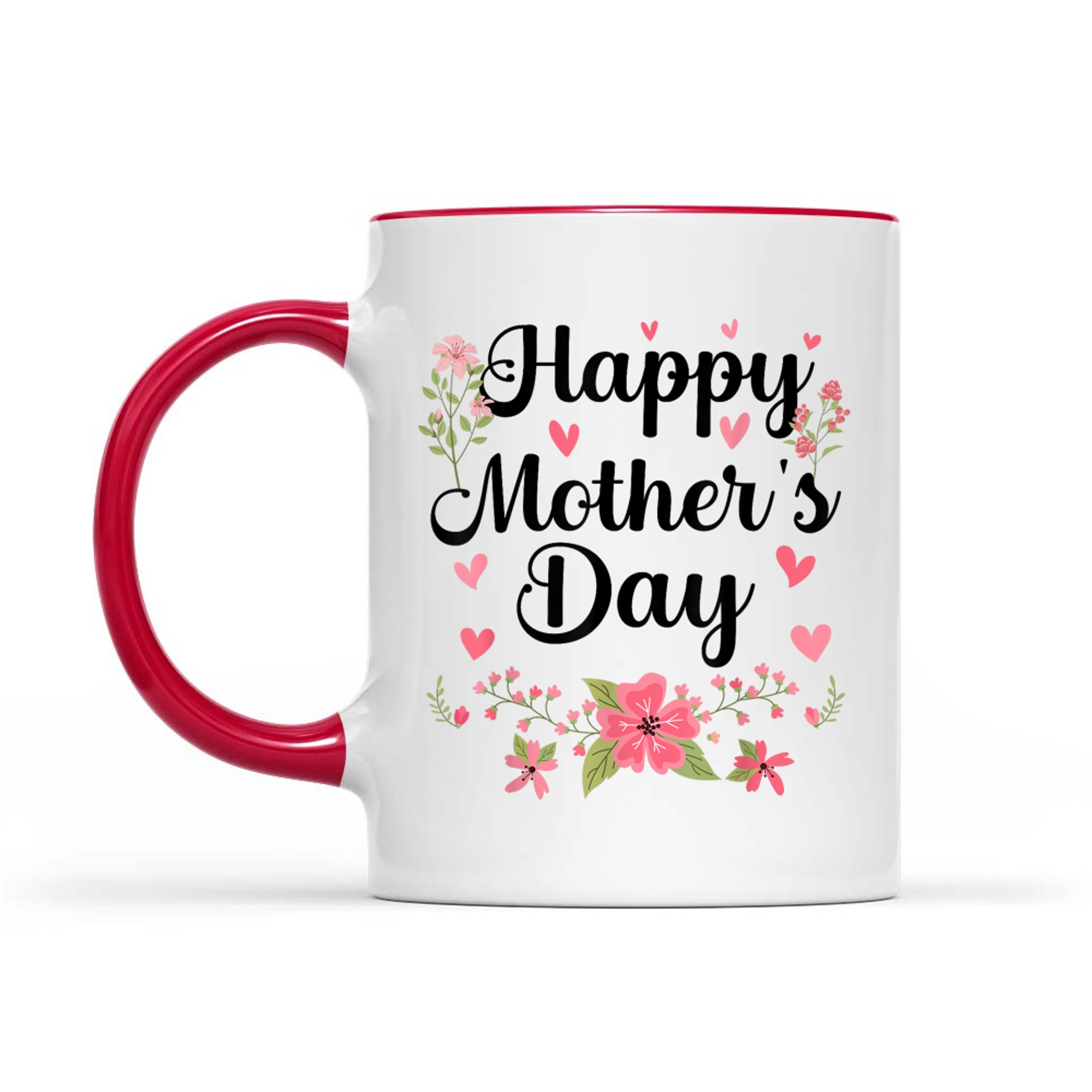 Happy Mother's Day Mommy Cute Floral Women Mom Grandma Mug