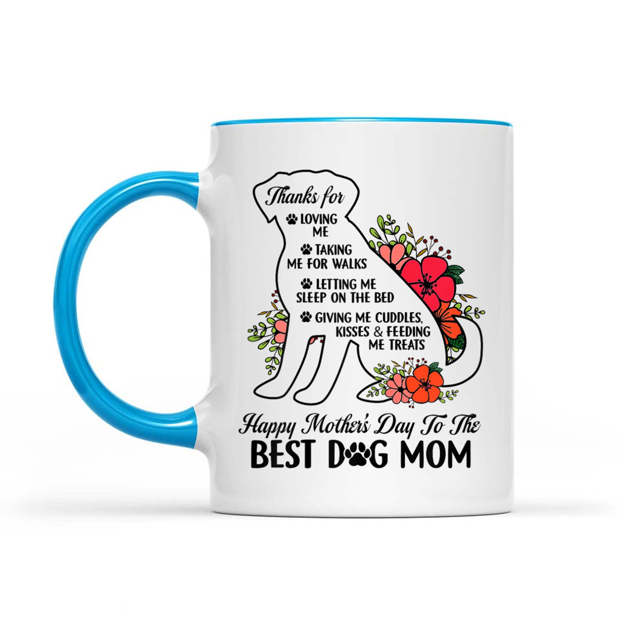 Happy Mother's Day To The Best Dog Mom Mothers Day Mug