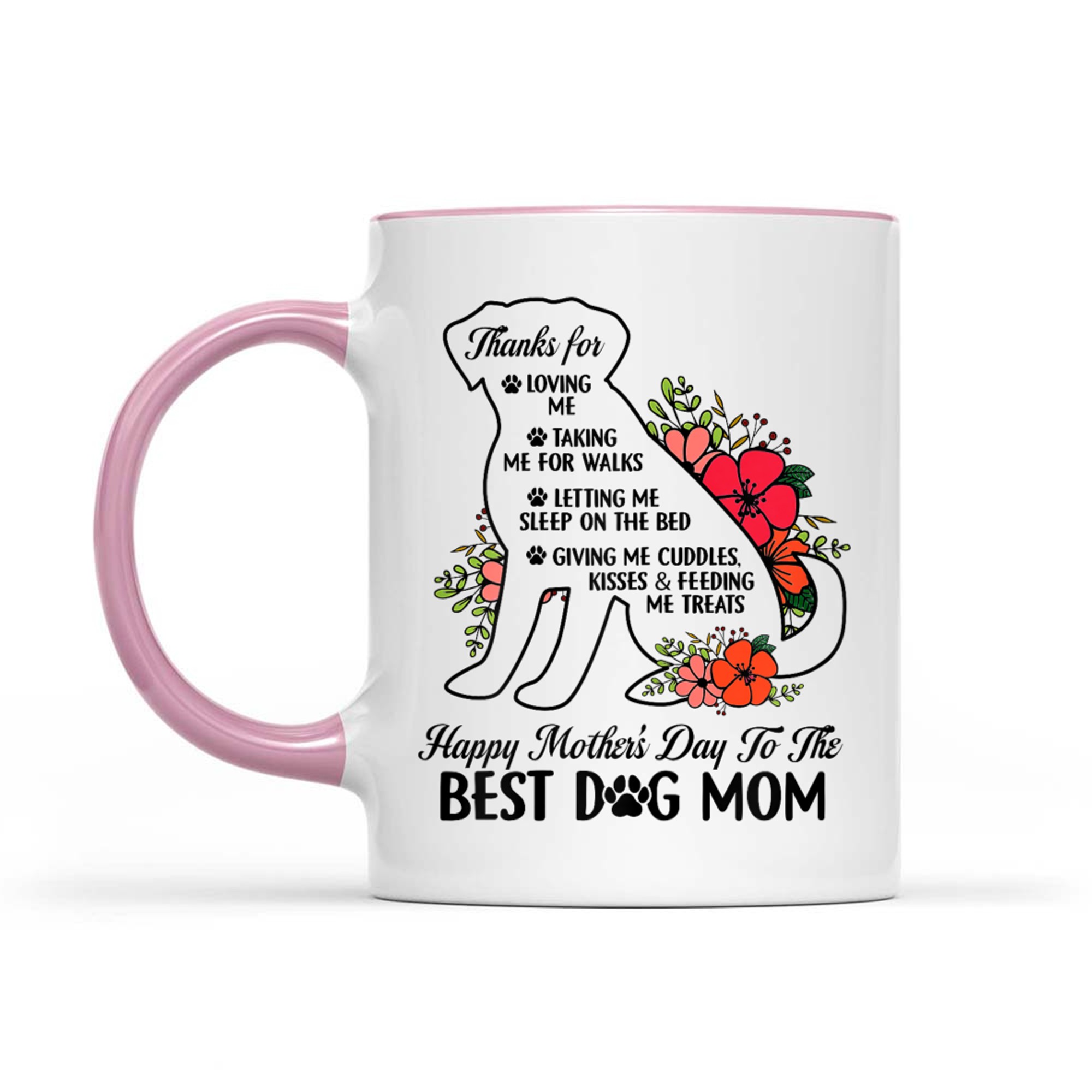 Happy Mother's Day To The Best Dog Mom Mothers Day Mug