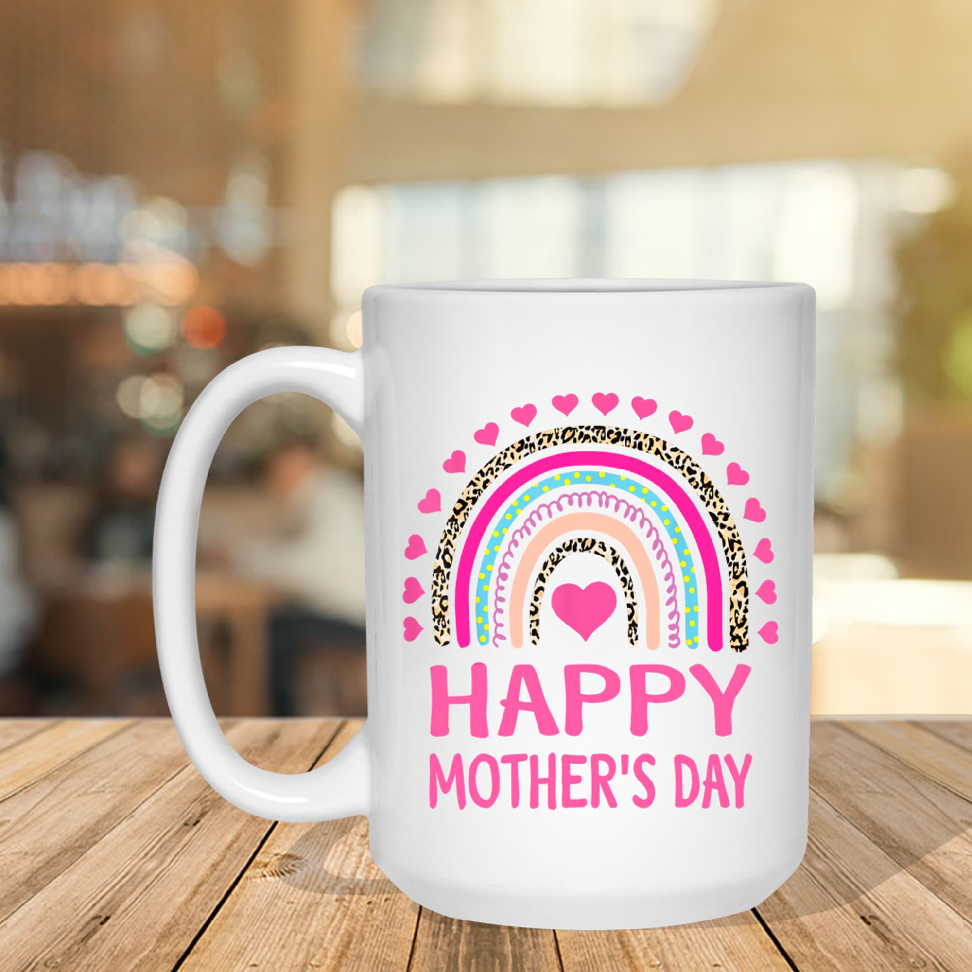 Happy Mother's Day Women Mom Grandma  MugRainbow