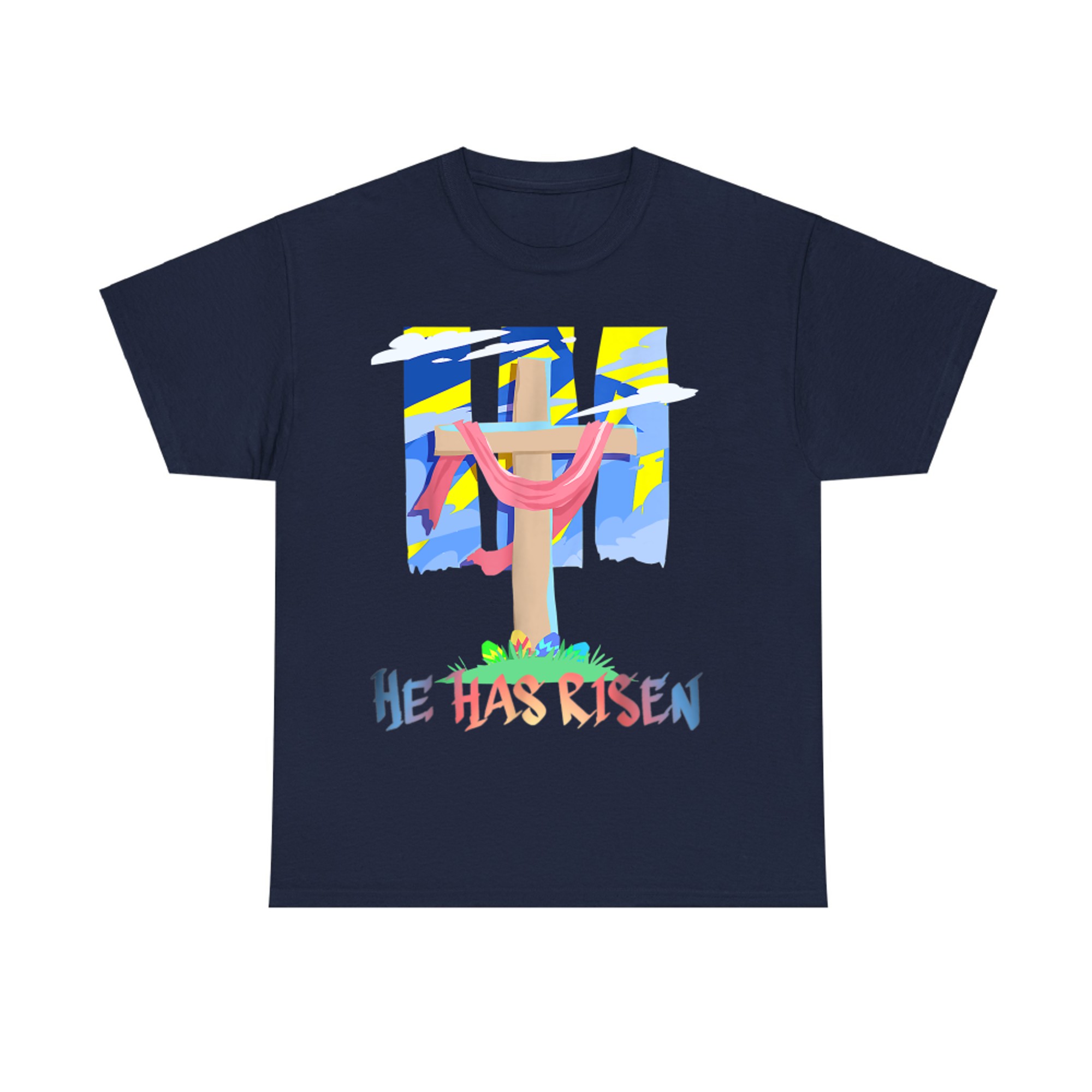 He Has Risen Christian Easter Resurrection Sunday T-Shirt