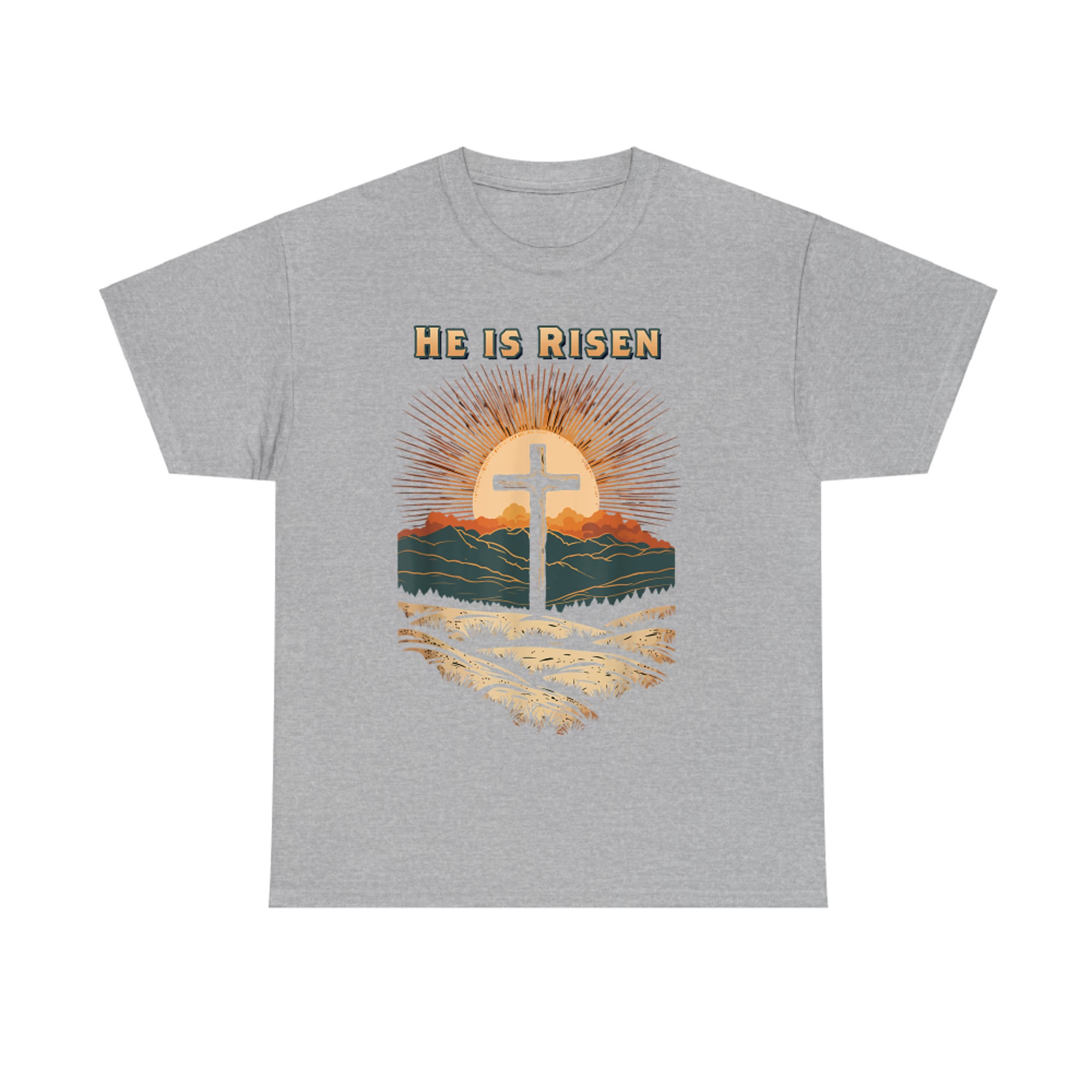 He Is Risen Easter Resurrection Jesus Christian Bible Verse T-Shirt