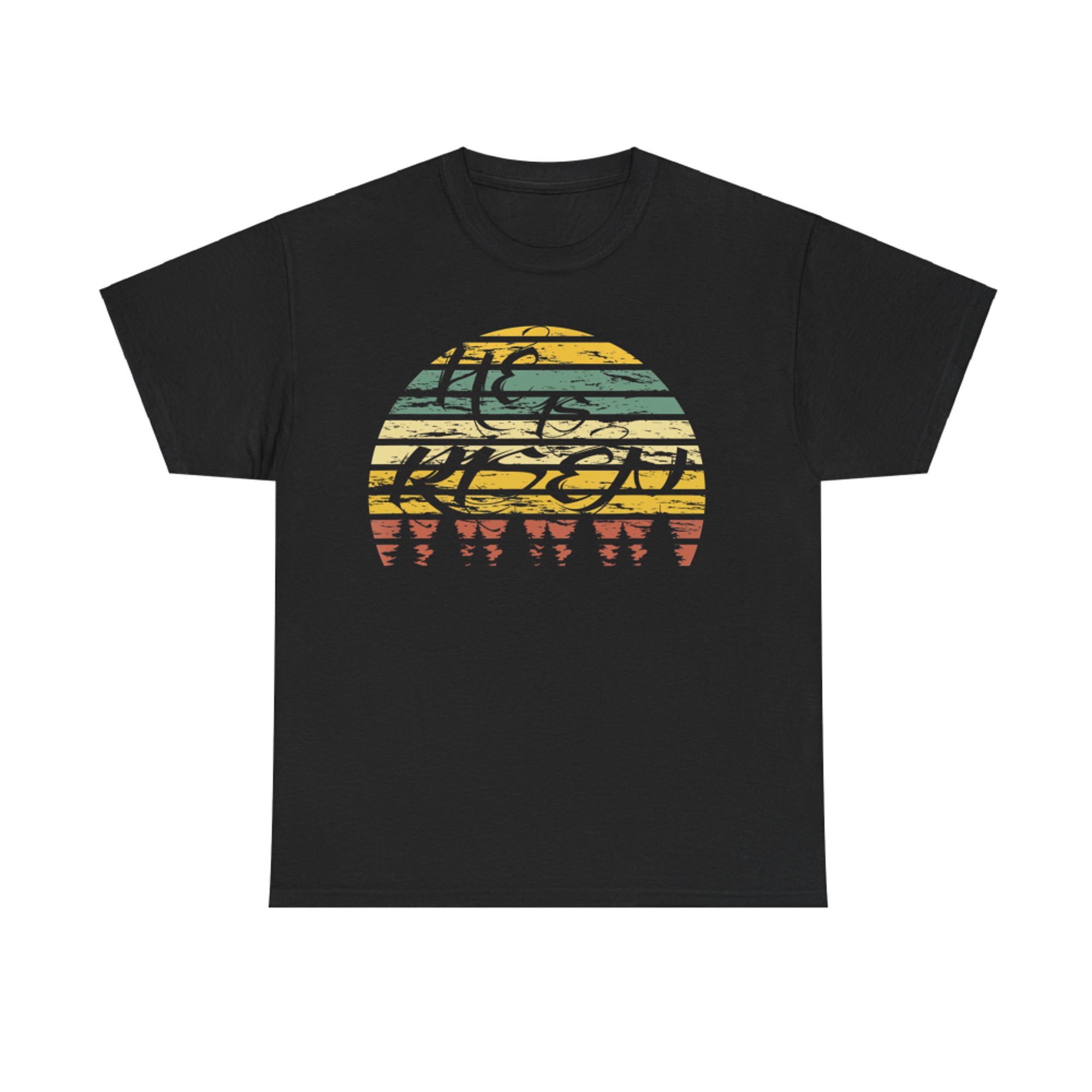 He Is Risen Vintage Retro Good Friday Christ T-Shirt