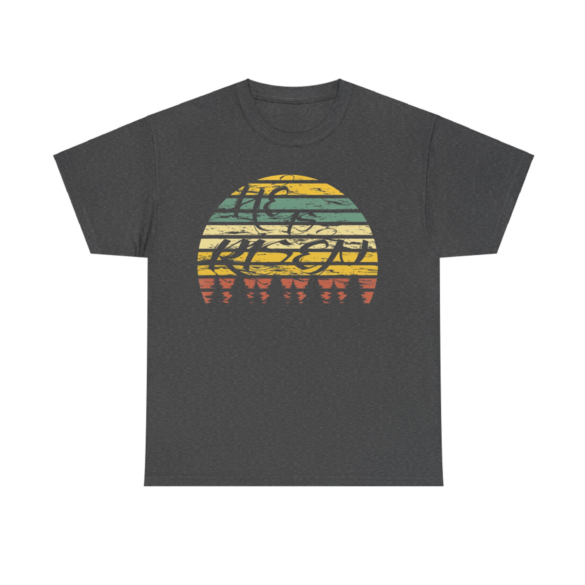 He Is Risen Vintage Retro Good Friday Christ T-Shirt