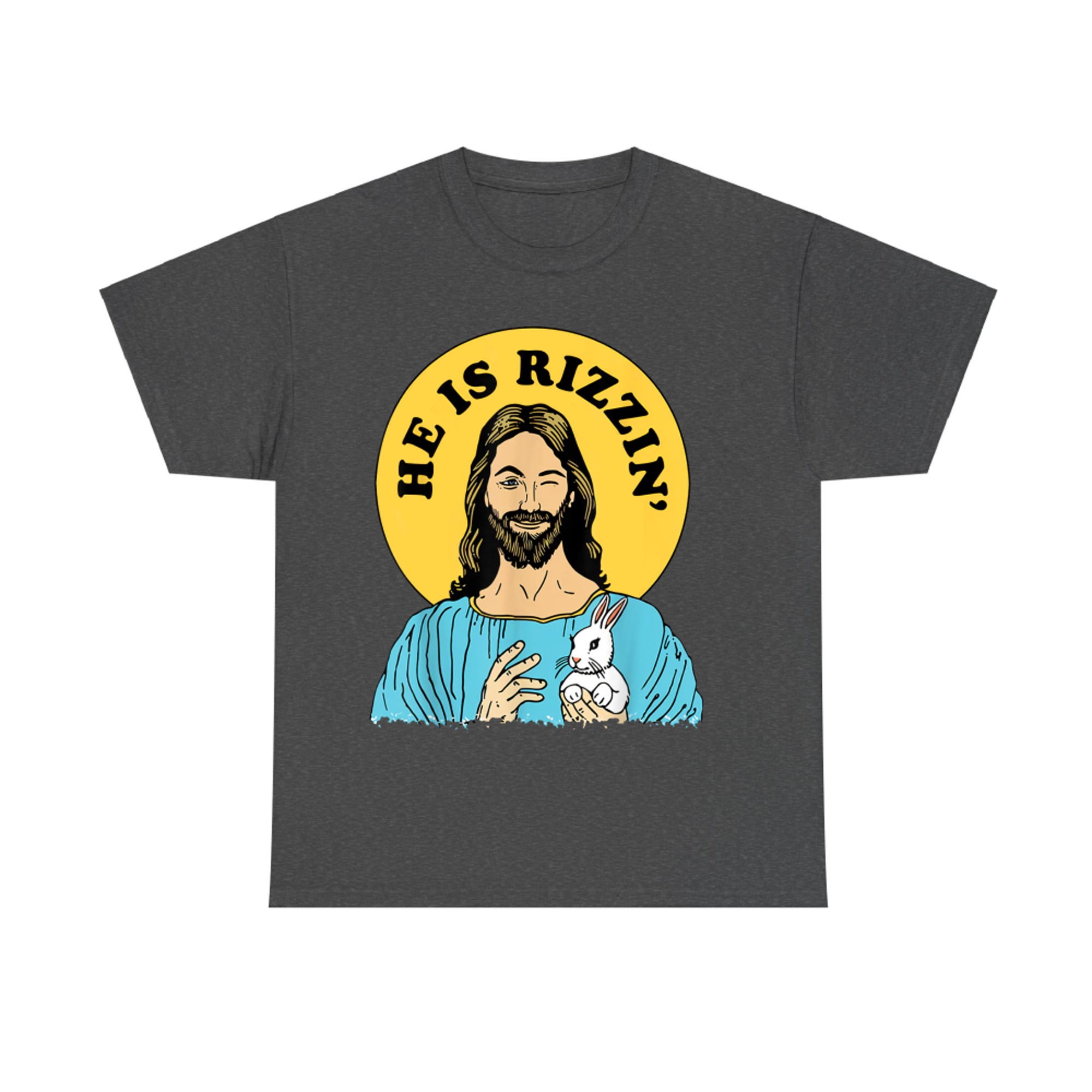 He Is Rizzin Funny Jesus Christian Happy Easter Day T-Shirt