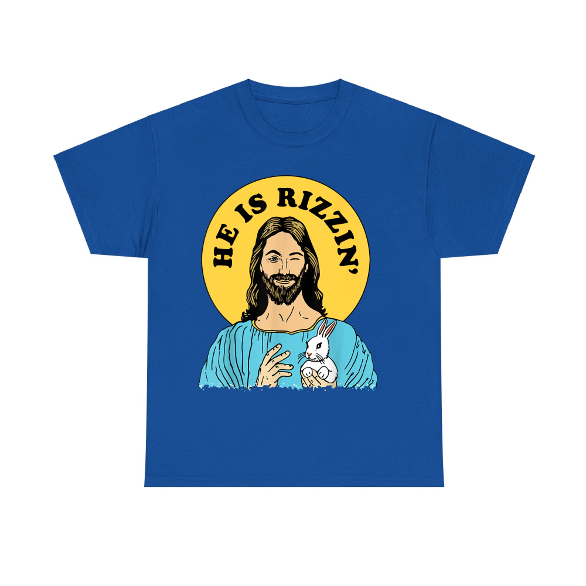 He Is Rizzin Funny Jesus Christian Happy Easter Day T-Shirt