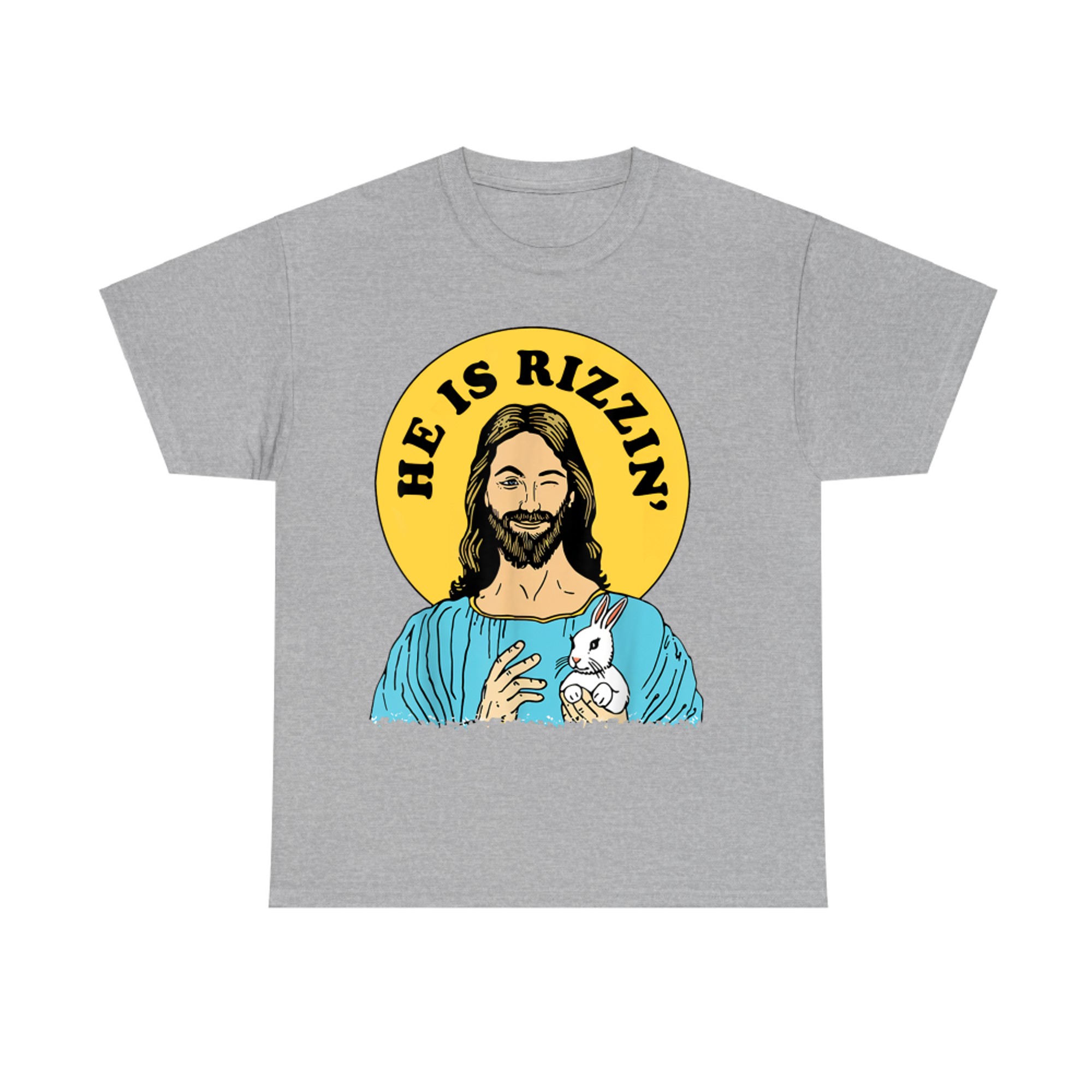 He Is Rizzin Funny Jesus Christian Happy Easter Day T-Shirt