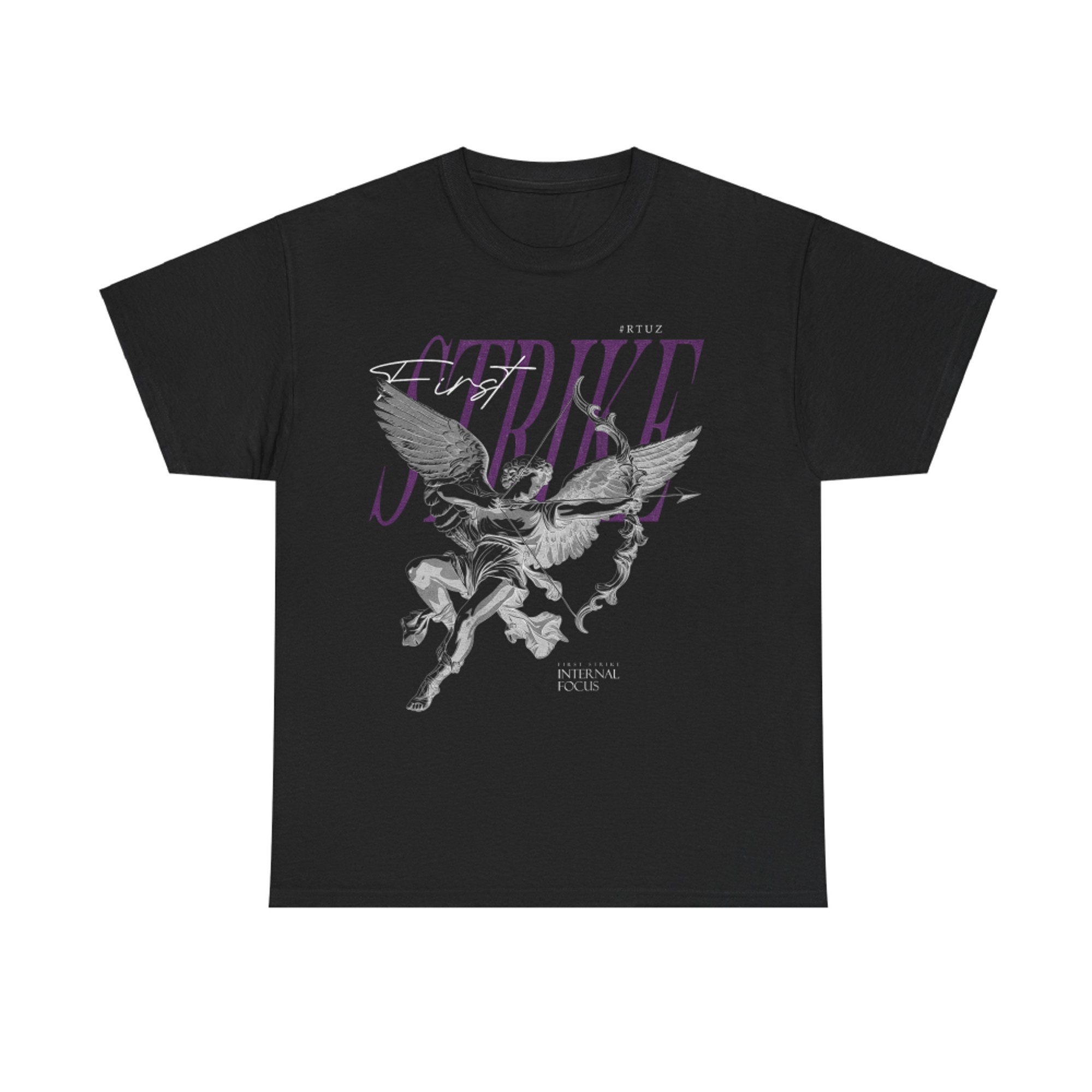 Hip Hop Vintage Edgy Urban Y2K Back Print Streetwear Angel T-Shirt