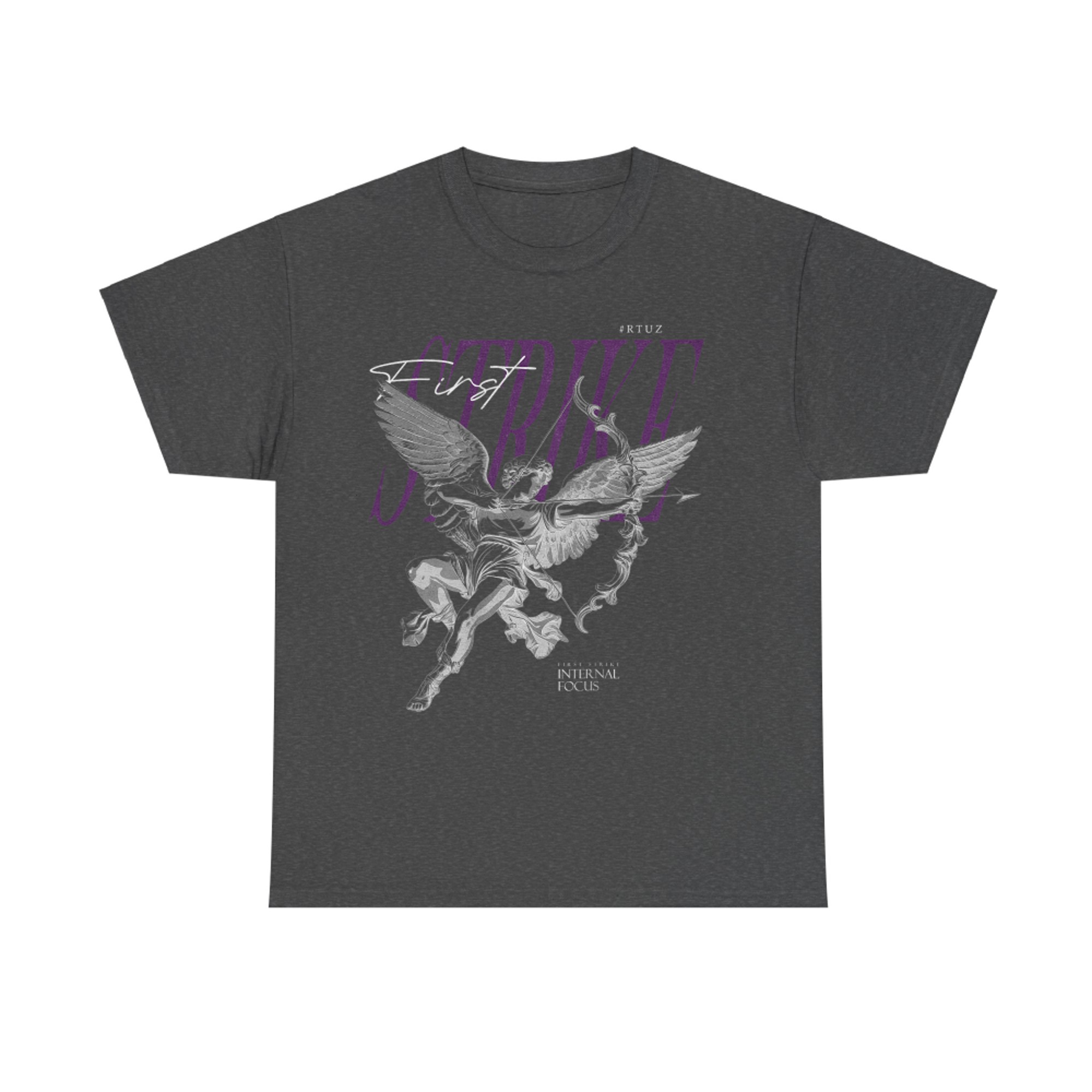 Hip Hop Vintage Edgy Urban Y2K Back Print Streetwear Angel T-Shirt