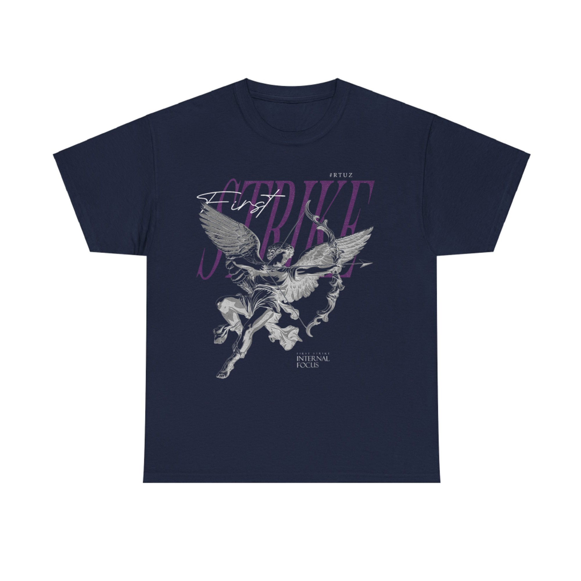 Hip Hop Vintage Edgy Urban Y2K Back Print Streetwear Angel T-Shirt