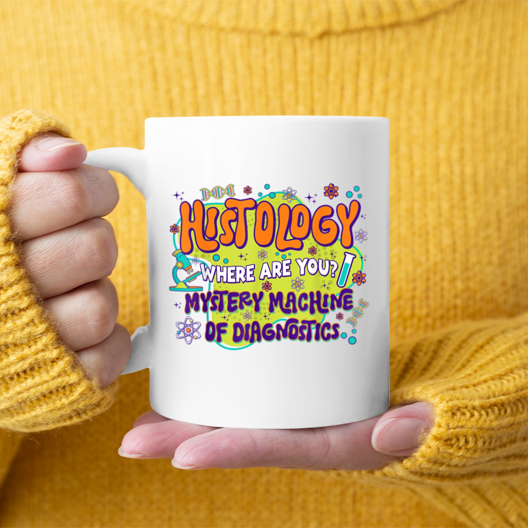 Histology Lab Week Mystery Machine Diagnostics Mug