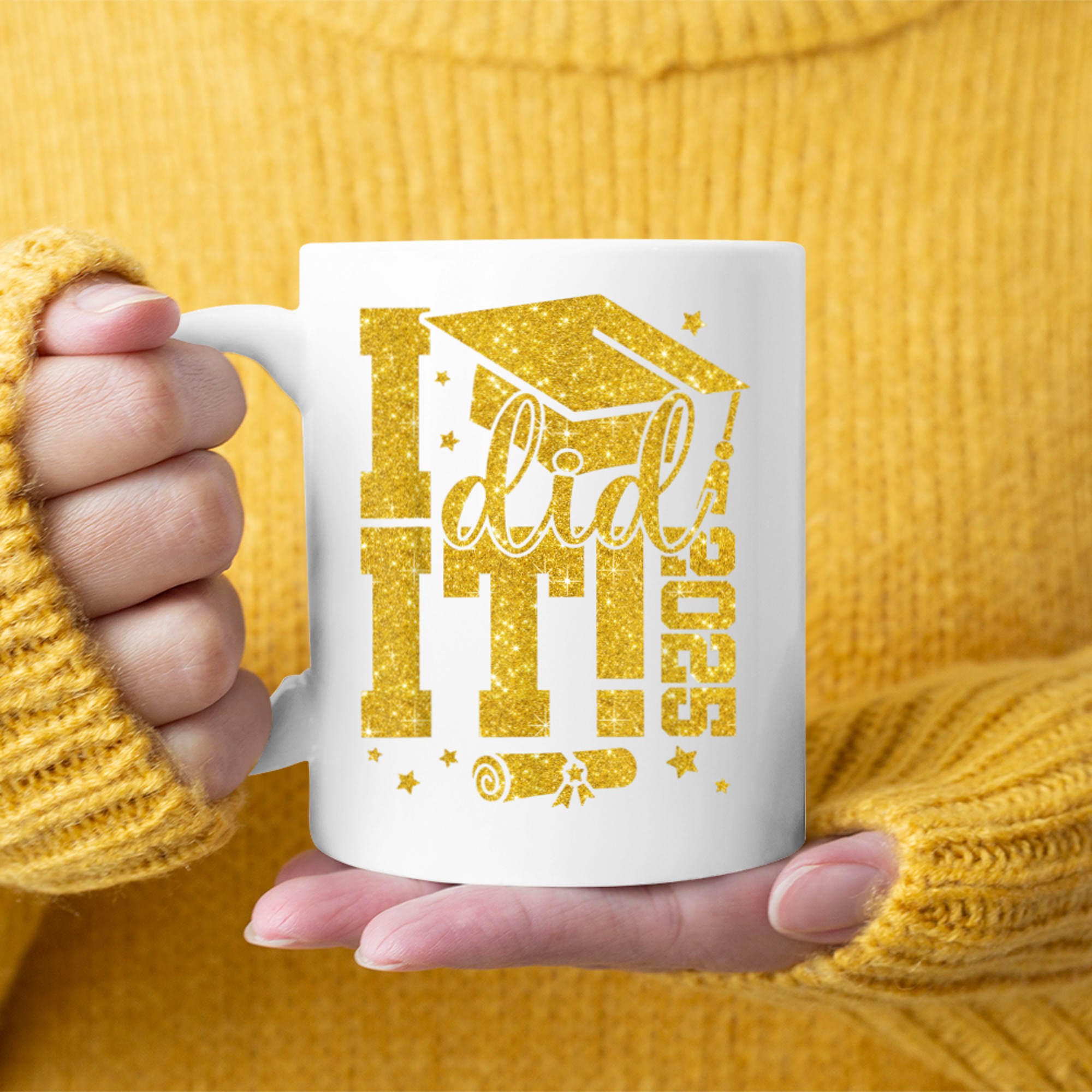 I Did It Graduation Graduate Class of Senior Mug