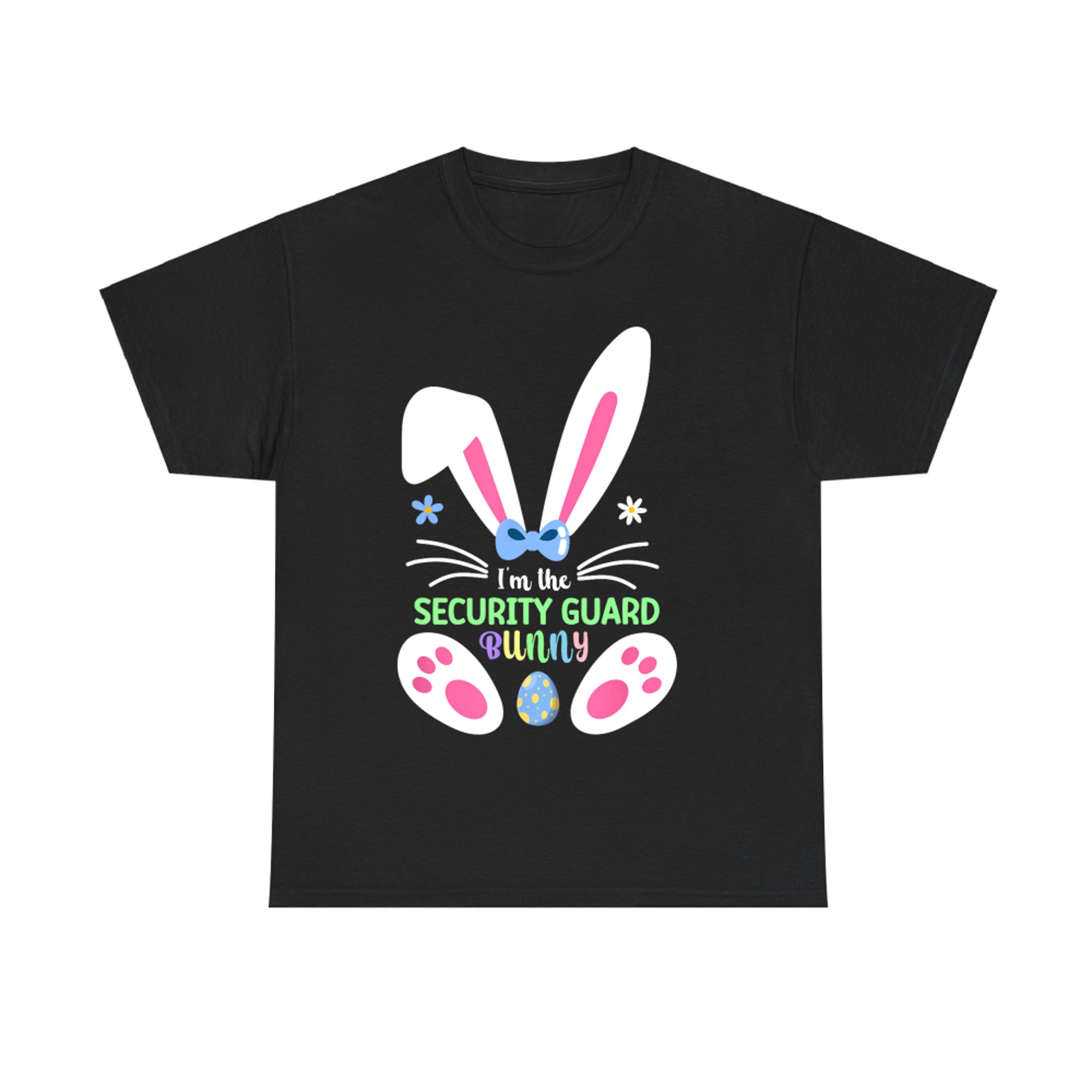I'm The Security Guard Bunny Matching Family Easter Day T-Shirt