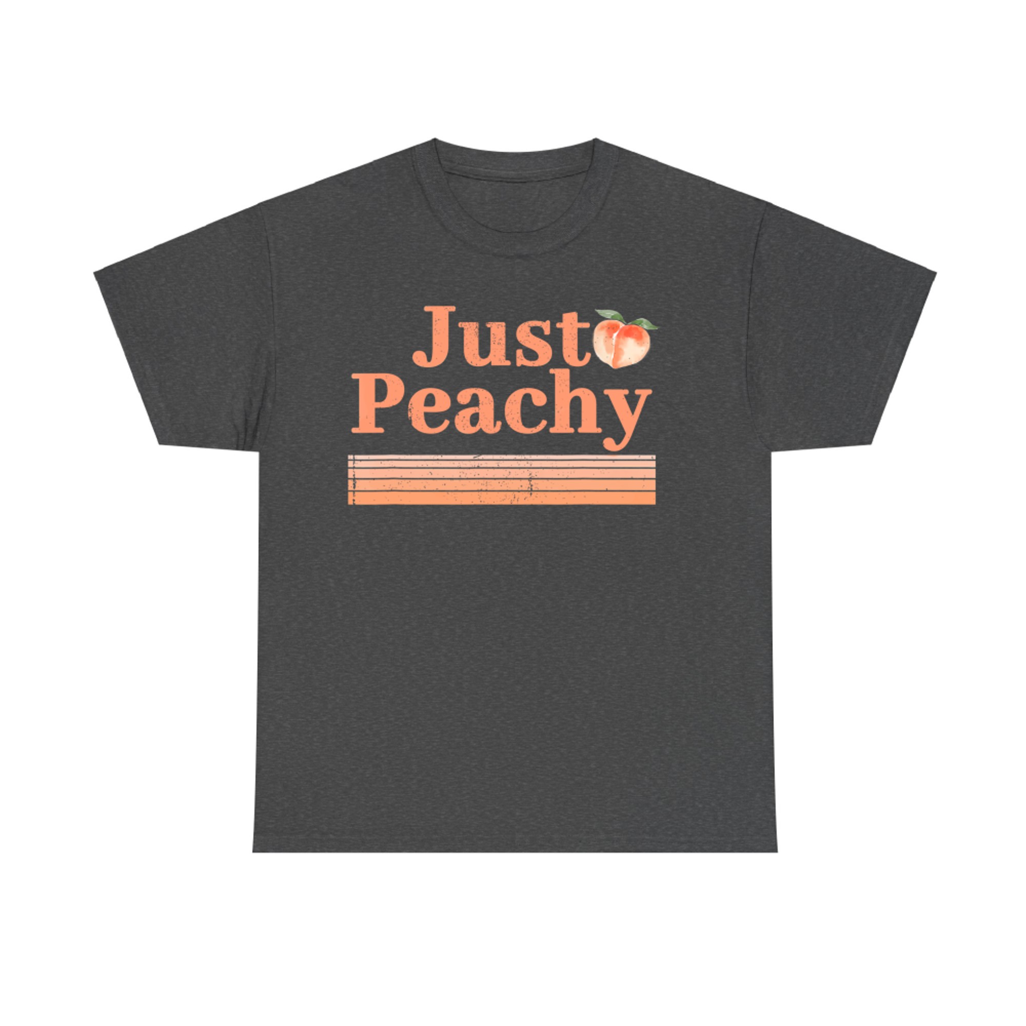 Just Peachy Peaches Summer Fruit Nostalgia T-Shirt