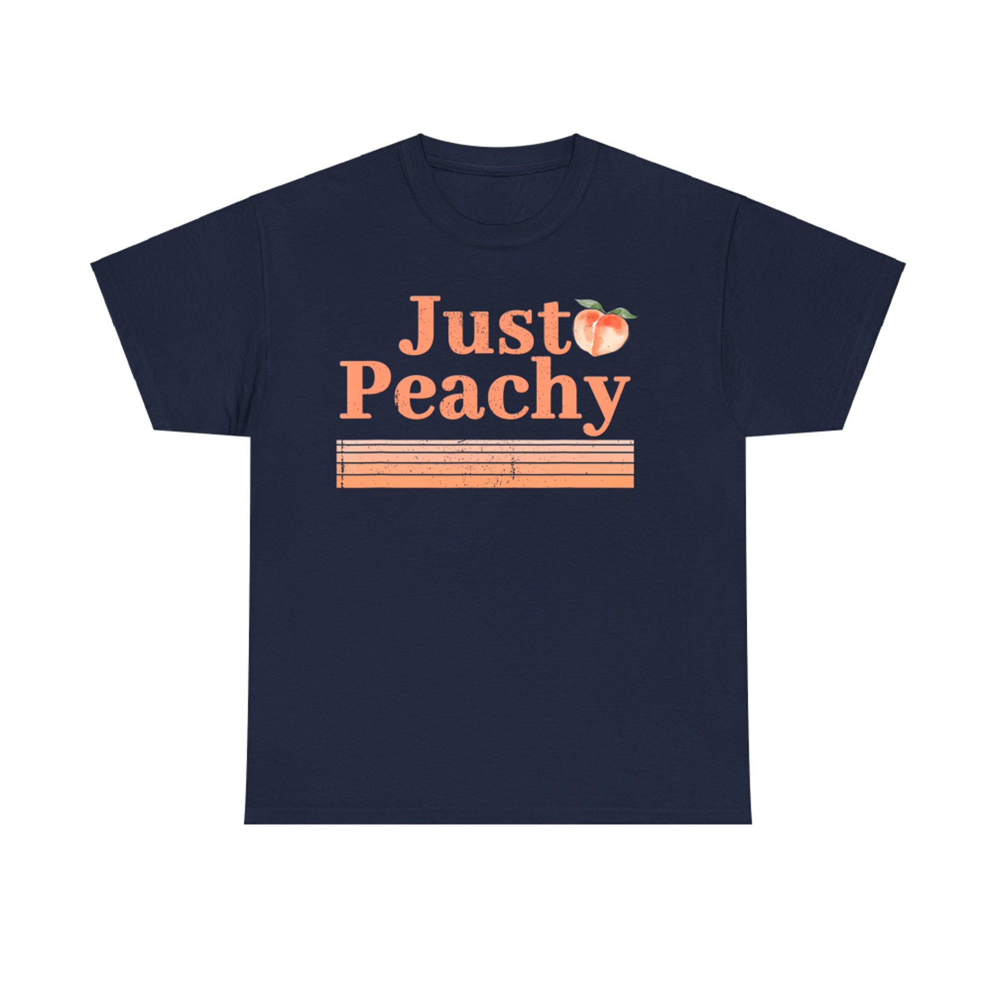 Just Peachy Peaches Summer Fruit Nostalgia T-Shirt