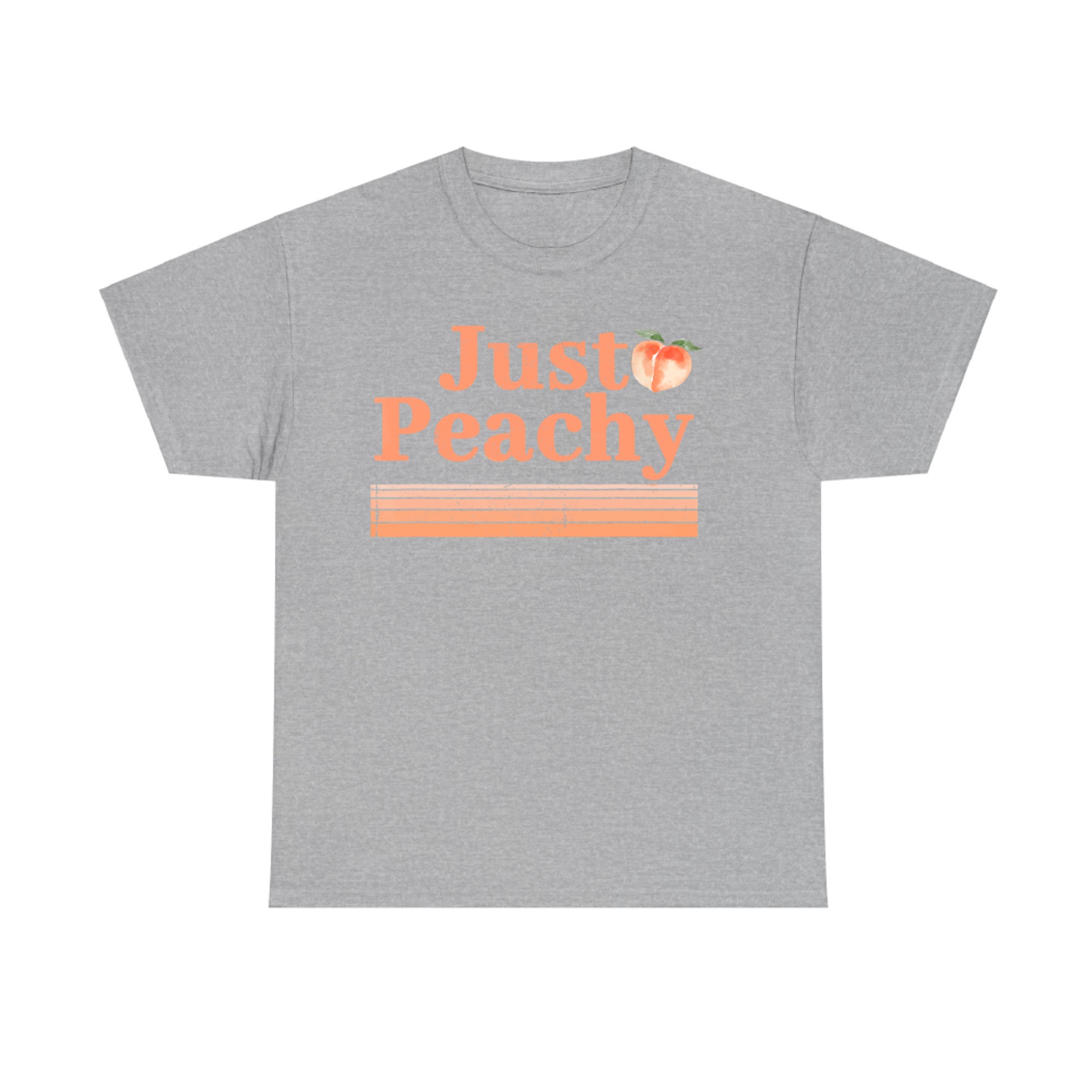 Just Peachy Peaches Summer Fruit Nostalgia T-Shirt