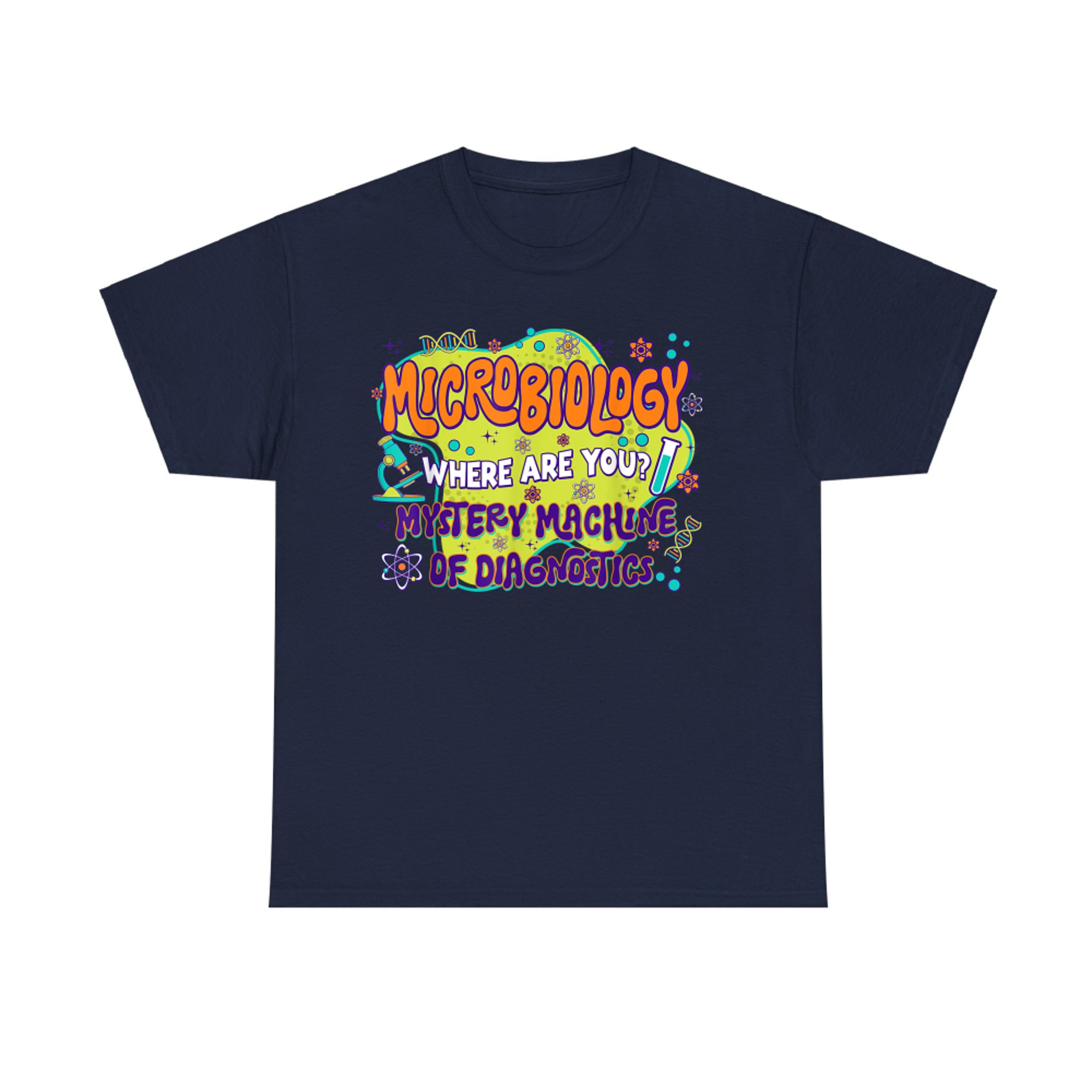 Microbiology Lab Week Mystery Machine Of Diagnostics T-Shirt