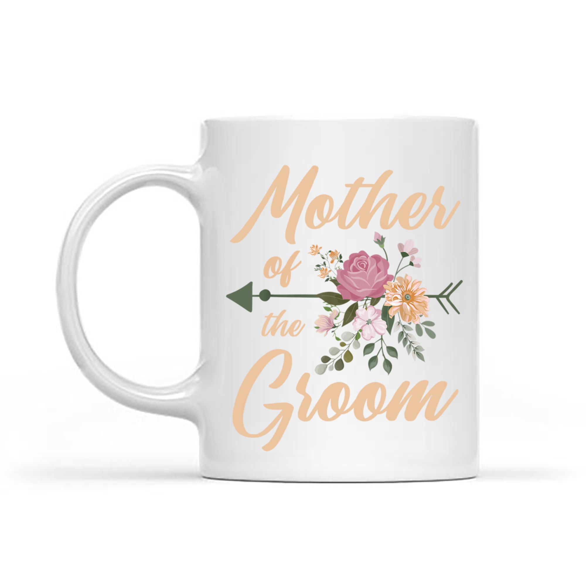 Mother Of The Groom Wedding Party Special Day Pretty Floral Mug