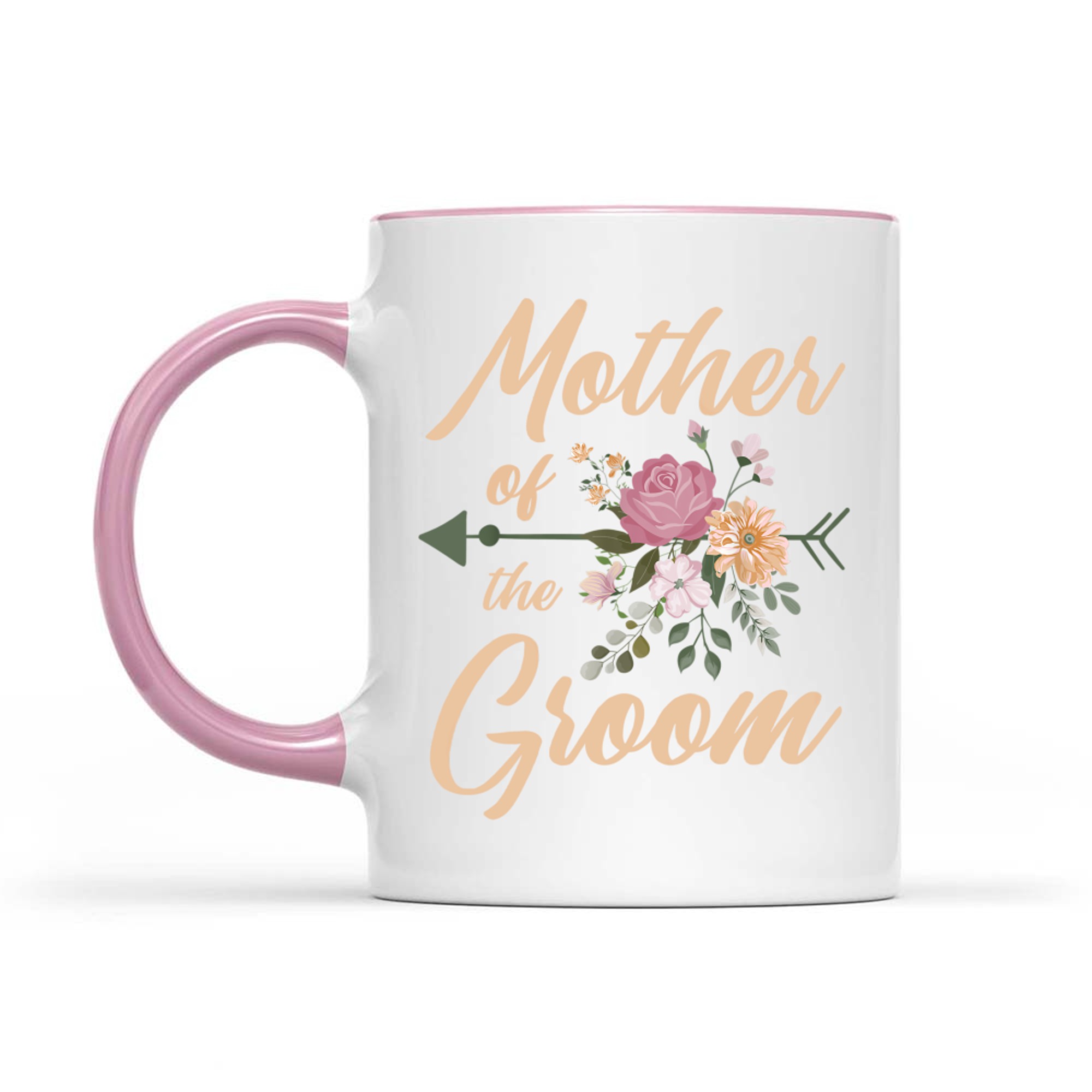 Mother Of The Groom Wedding Party Special Day Pretty Floral Mug