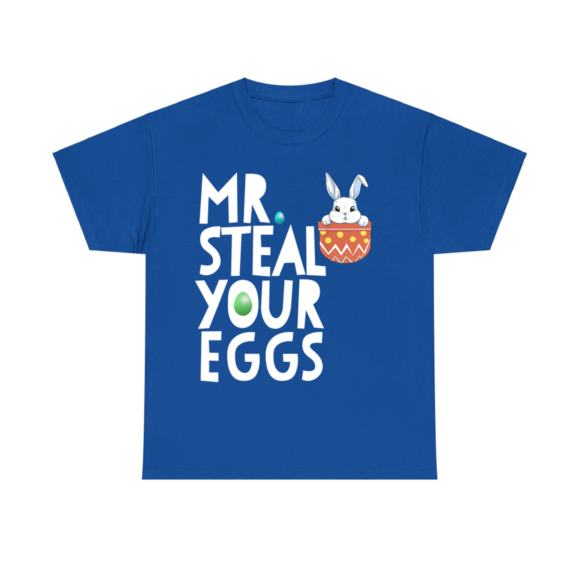 Mr Steal Your Eggs Kids Easter Sunday Funny Boys Easter T-Shirt
