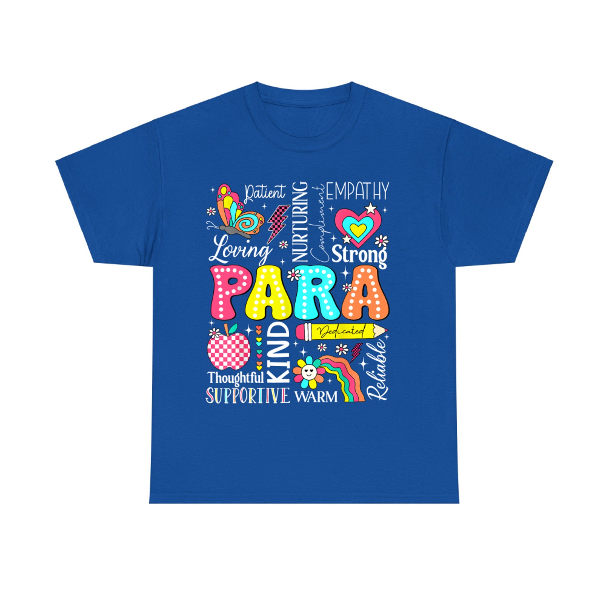 Para Paraprofessional Paraeducator First Day Back To School T-Shirt