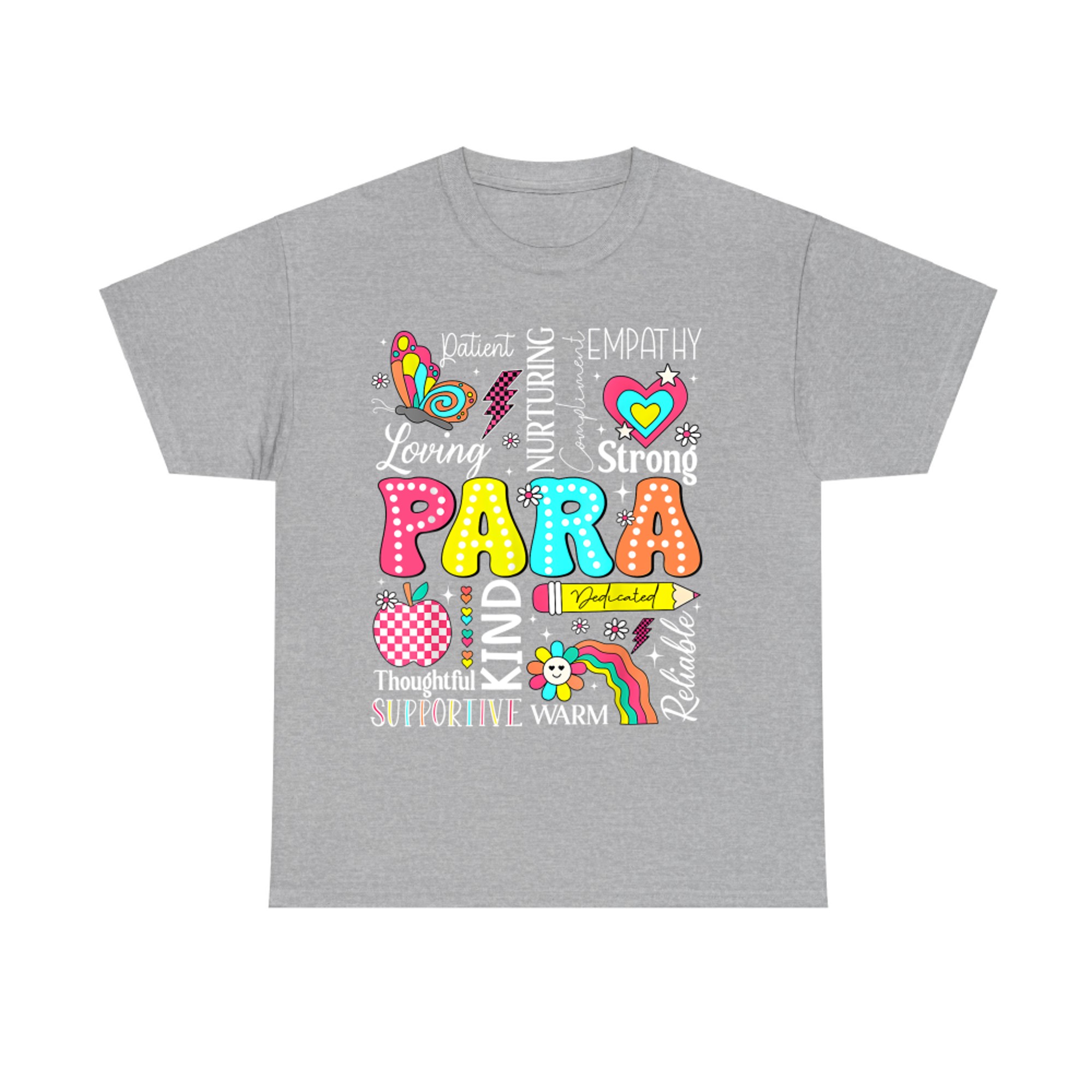 Para Paraprofessional Paraeducator First Day Back To School T-Shirt