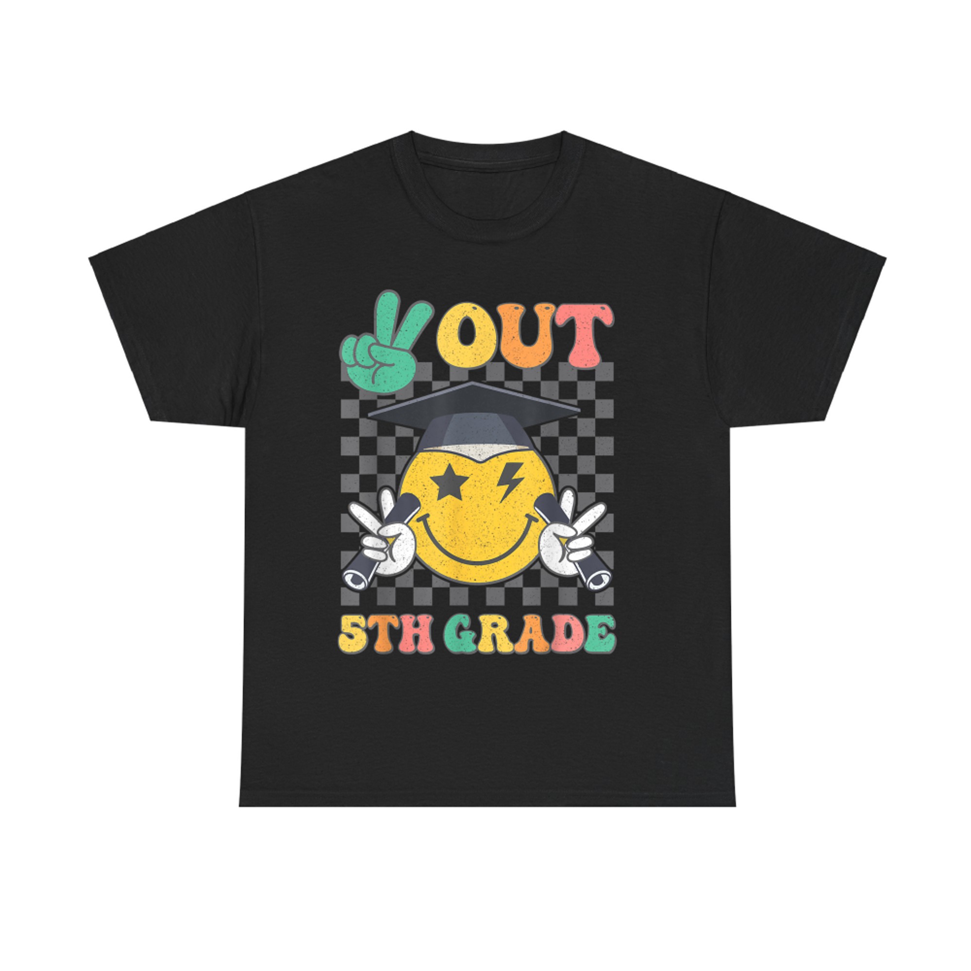 Peace Out 5th Grade Graduation Last Day School Fifth Grade T-Shirt