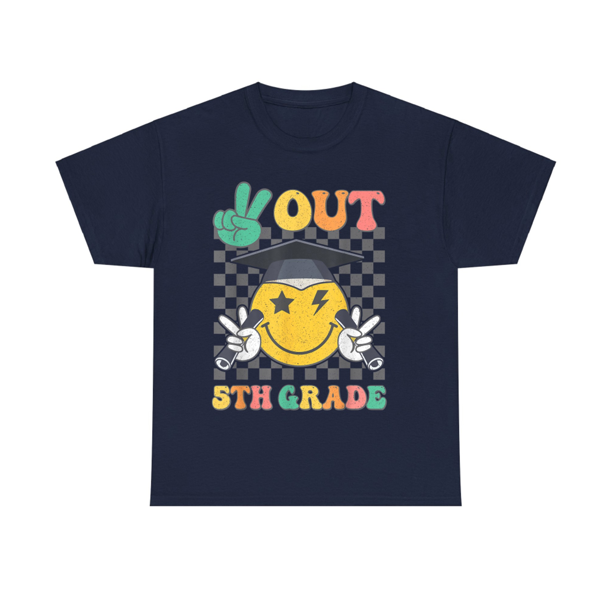 Peace Out 5th Grade Graduation Last Day School Fifth Grade T-Shirt