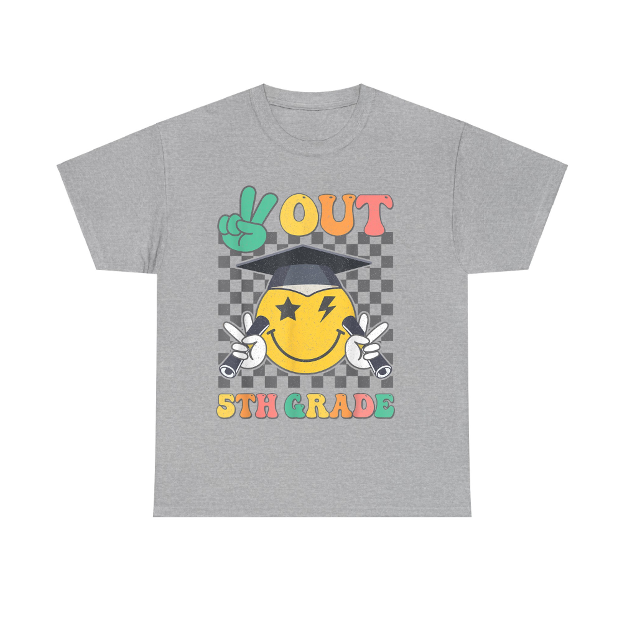 Peace Out 5th Grade Graduation Last Day School Fifth Grade T-Shirt