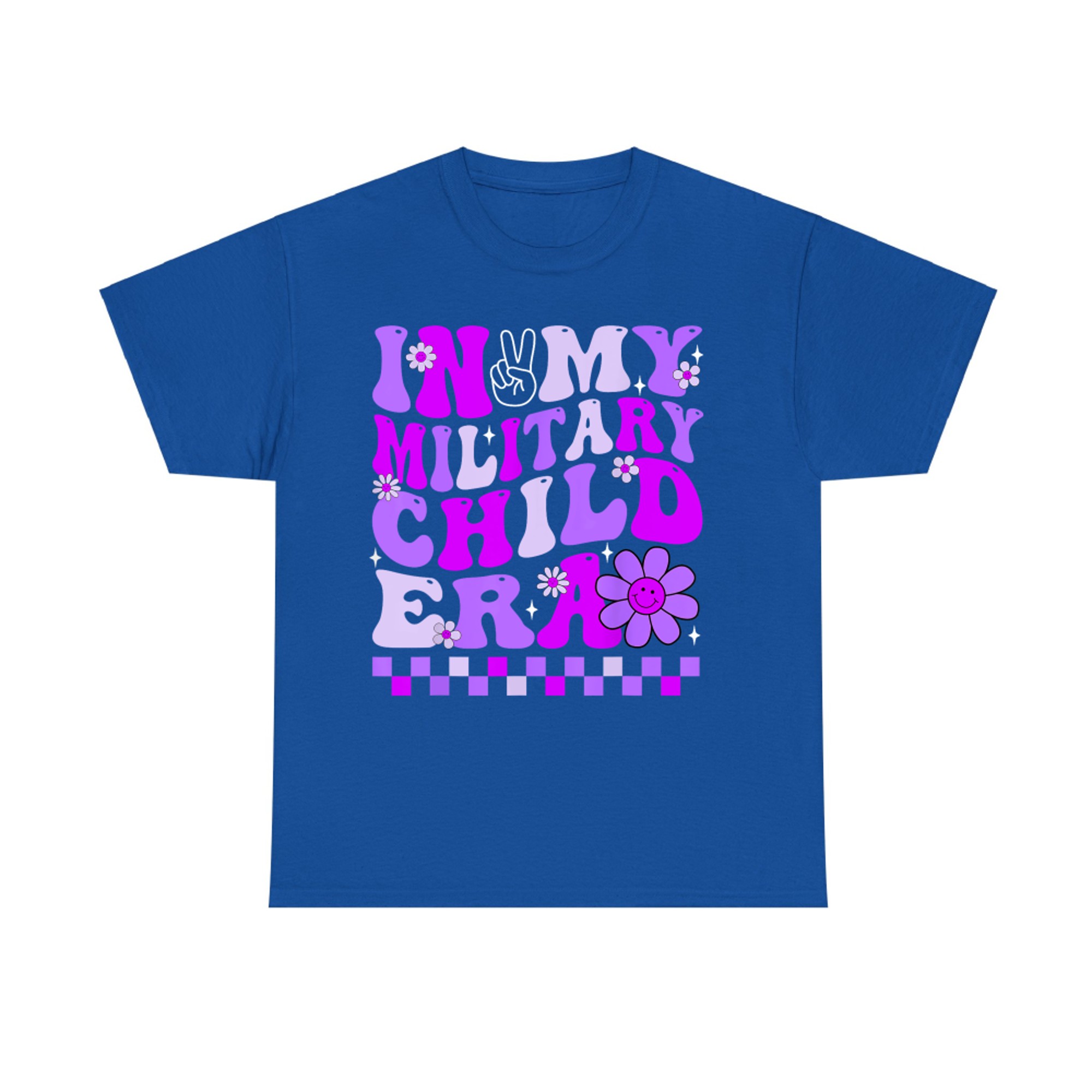 Purple Up For Military Kids In My Military Child Era Month T-Shirt