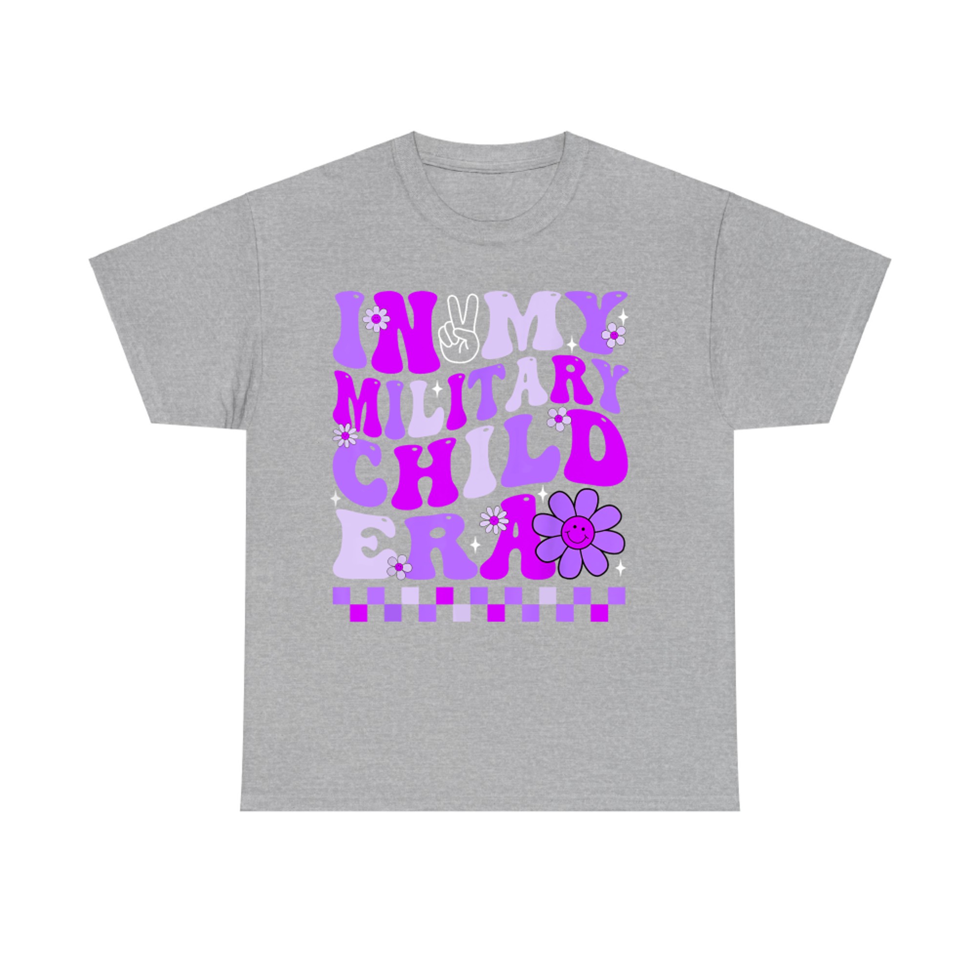 Purple Up For Military Kids In My Military Child Era Month T-Shirt