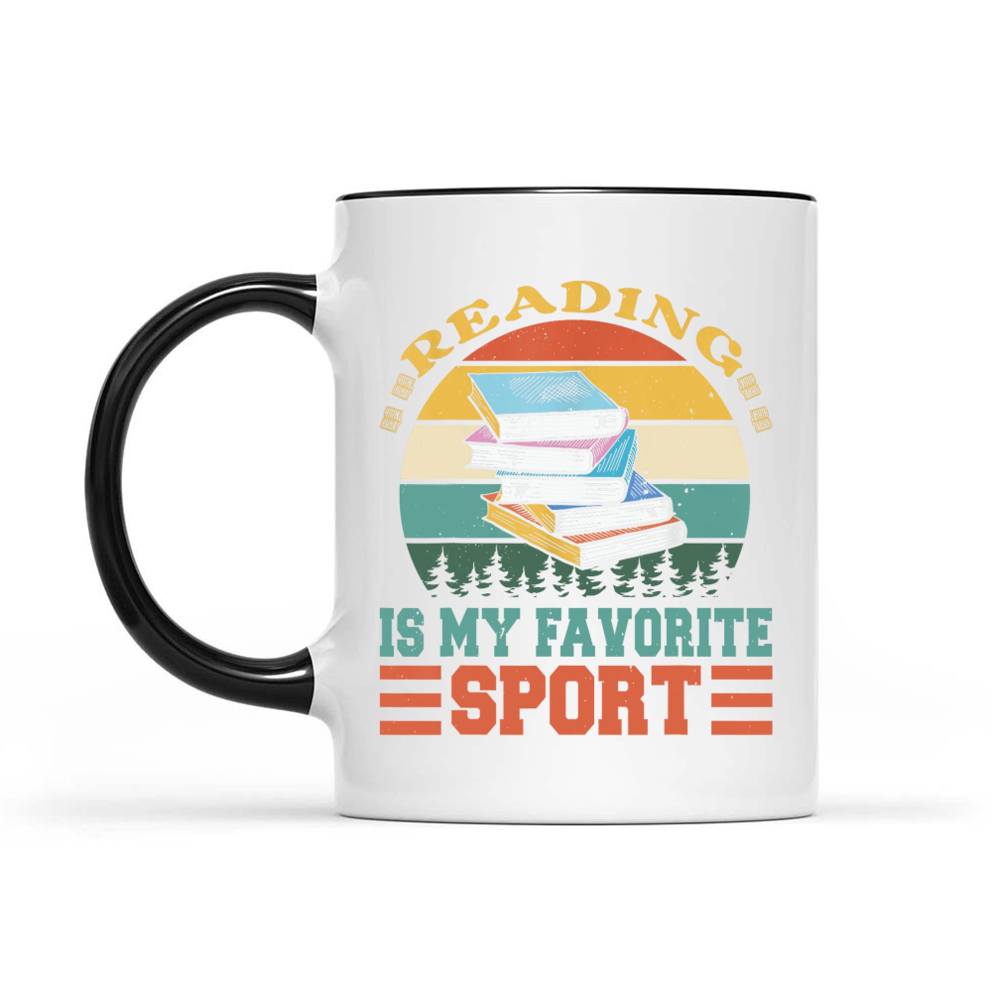 Reading Is My Favorite Sport Funny Books Lovers Librarians Mug