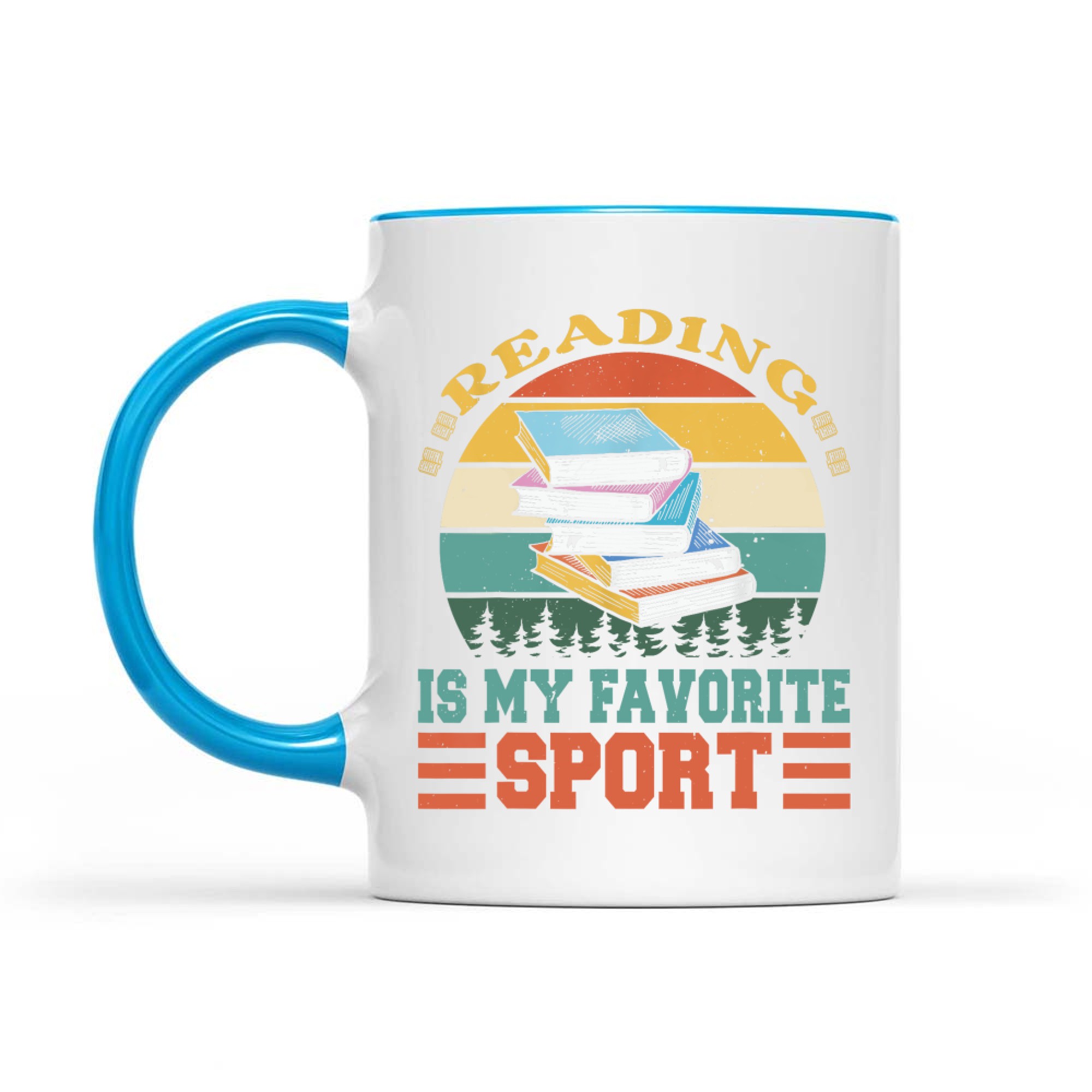 Reading Is My Favorite Sport Funny Books Lovers Librarians Mug