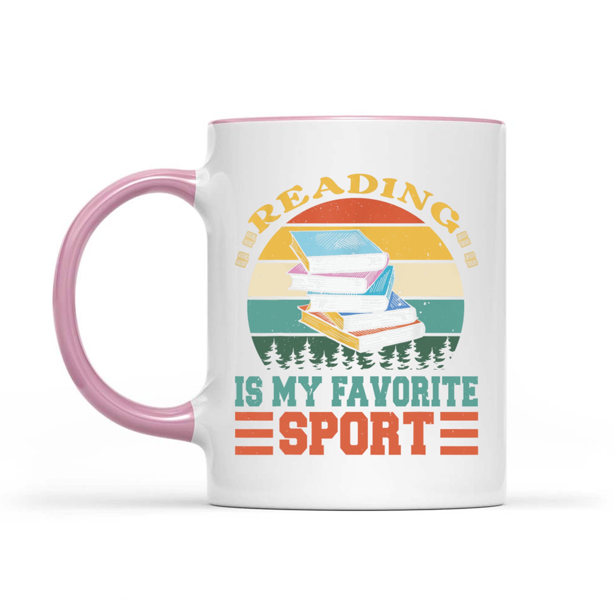 Reading Is My Favorite Sport Funny Books Lovers Librarians Mug