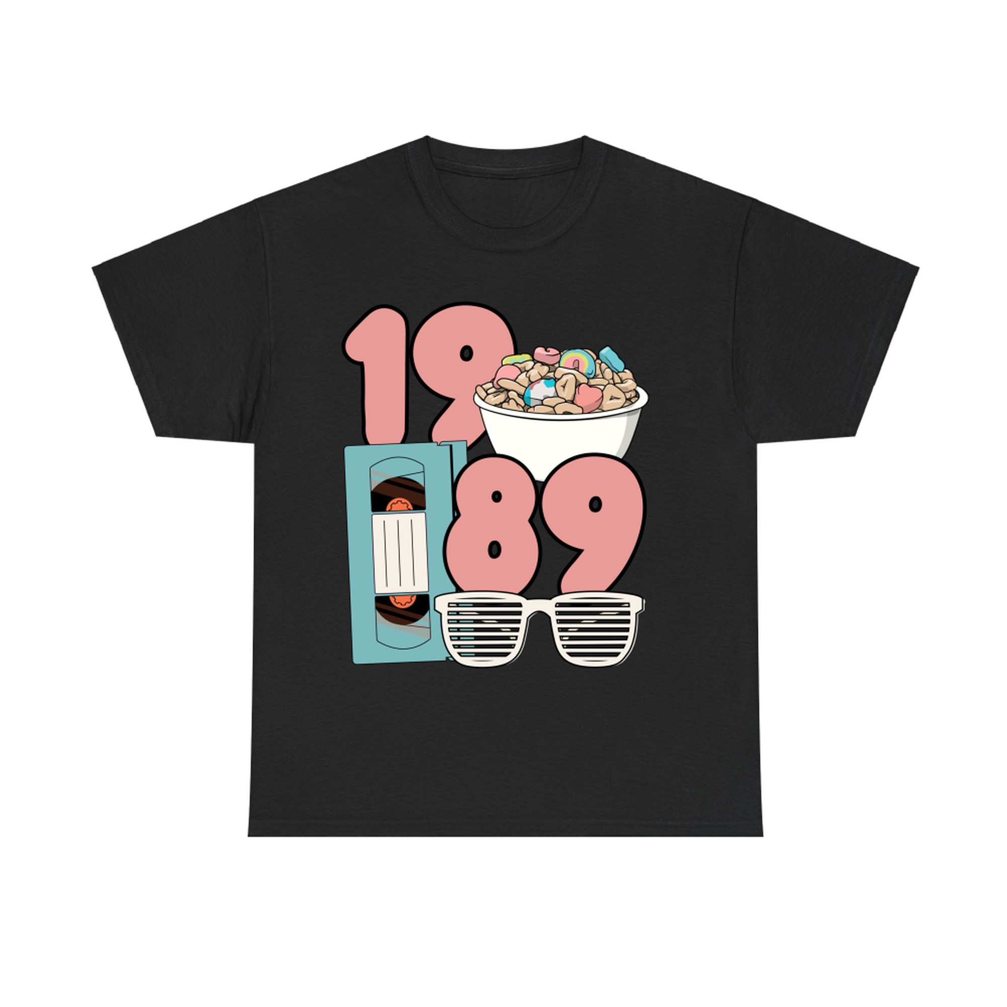 Saturday Morning 80s Nostalgia Vibes Cereal Cartoons T-Shirt