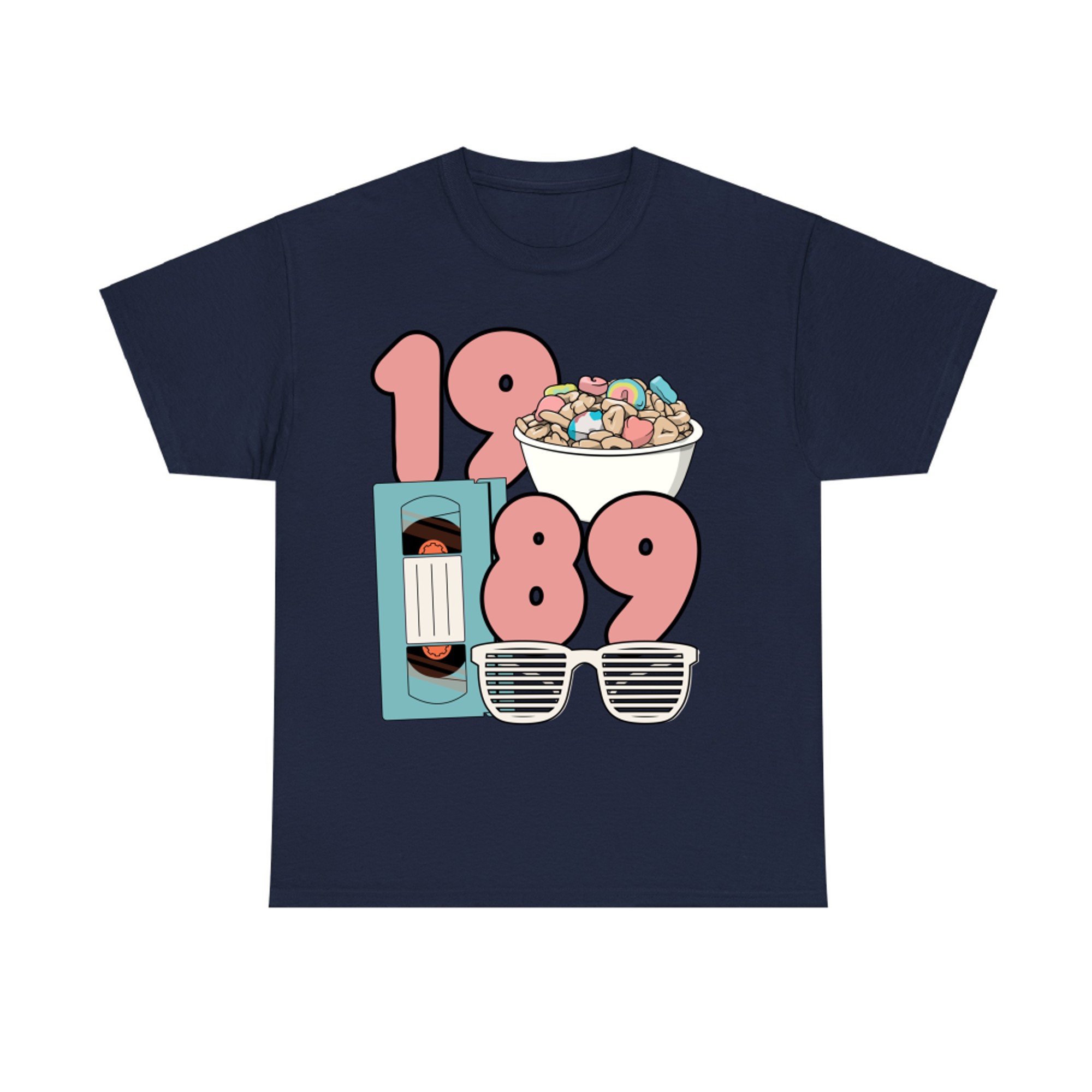 Saturday Morning 80s Nostalgia Vibes Cereal Cartoons T-Shirt