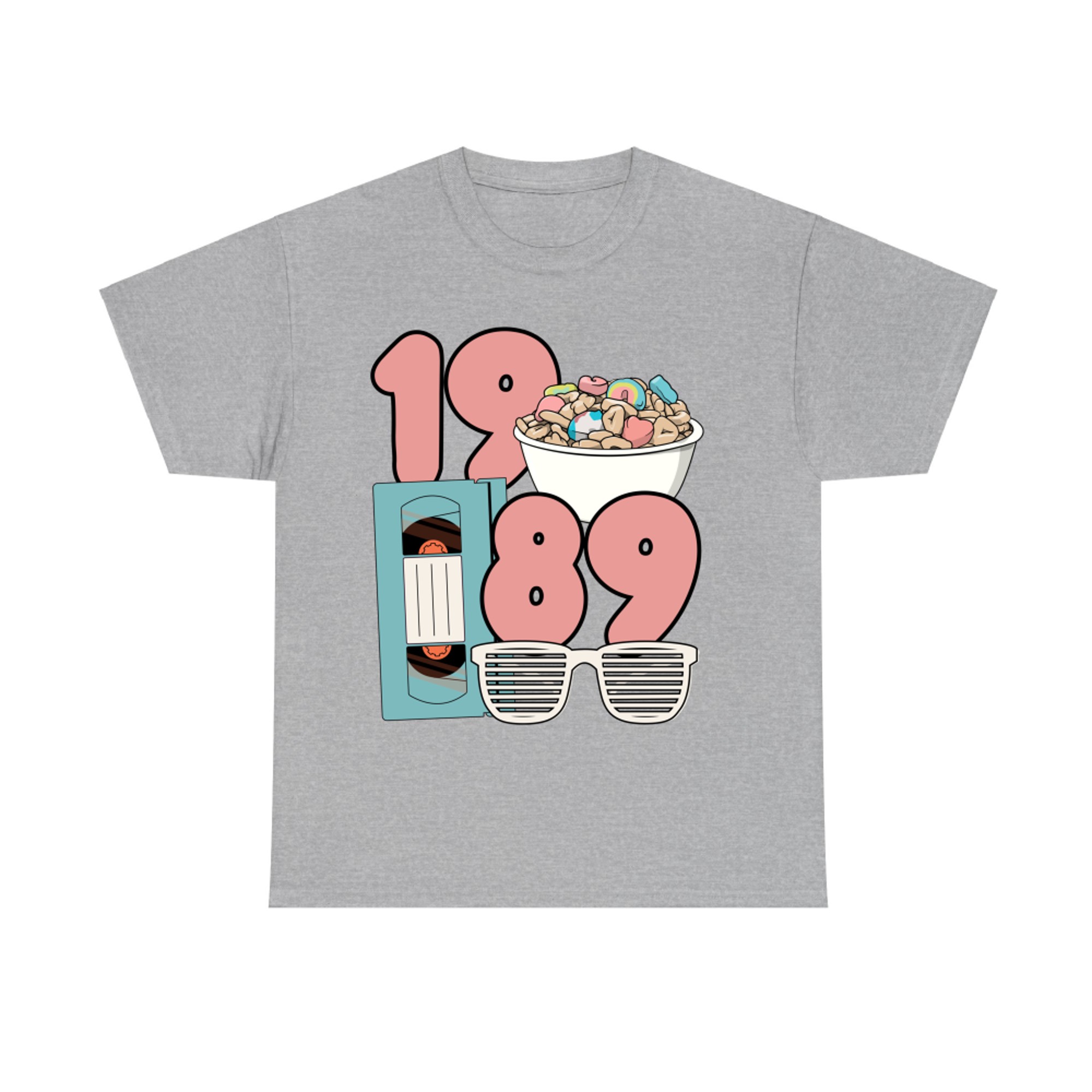 Saturday Morning 80s Nostalgia Vibes Cereal Cartoons T-Shirt
