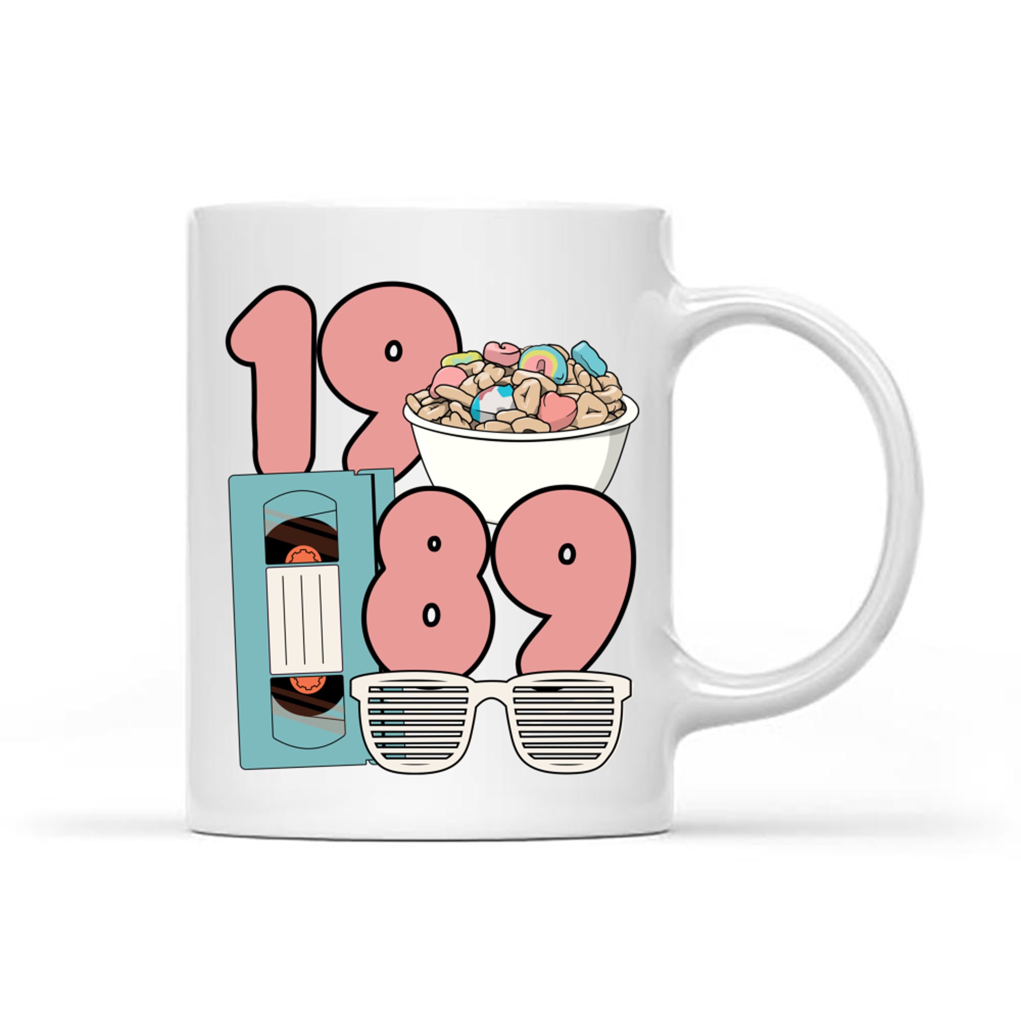 Saturday Morning 80s Nostalgia Vibes Mug