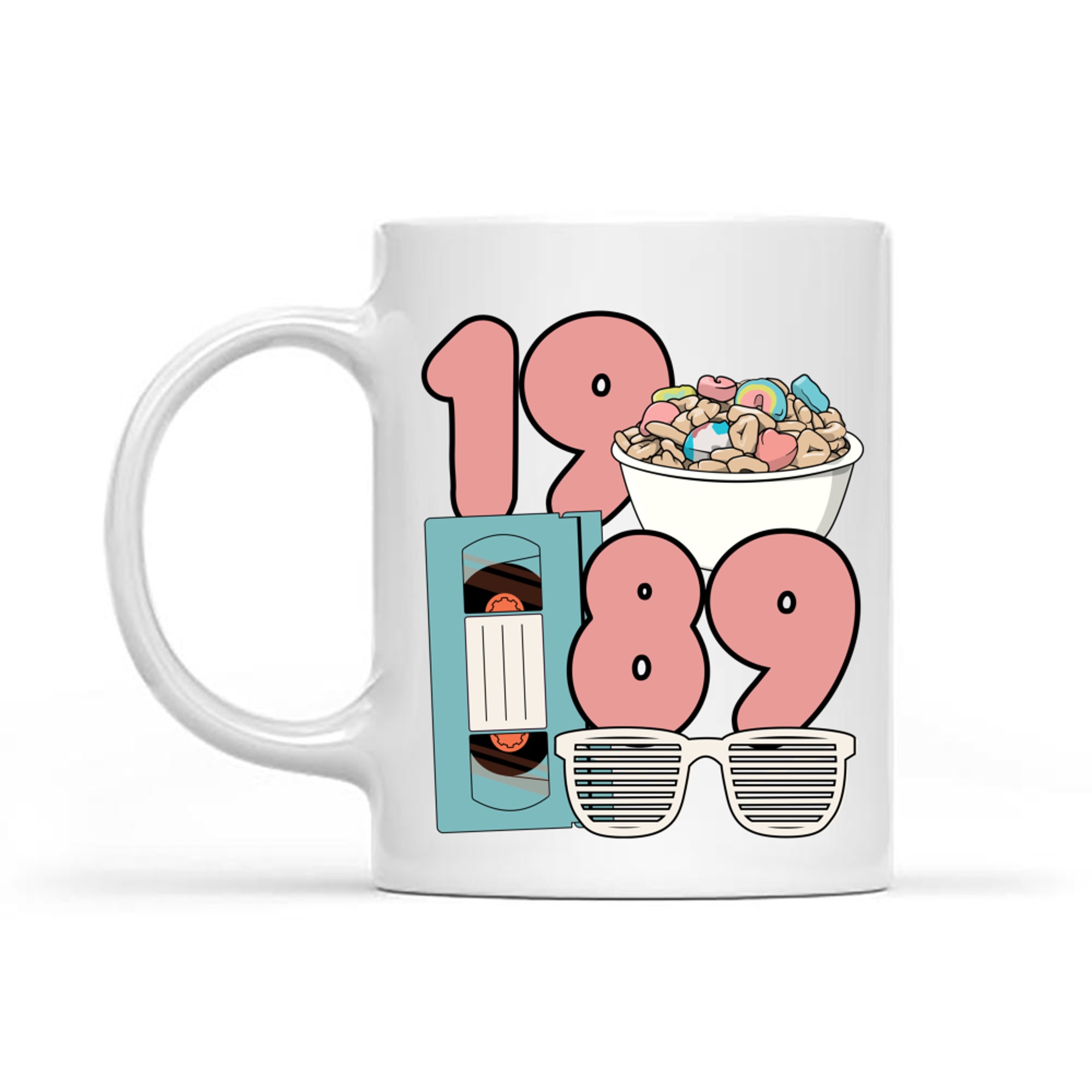 Saturday Morning 80s Nostalgia Vibes Mug